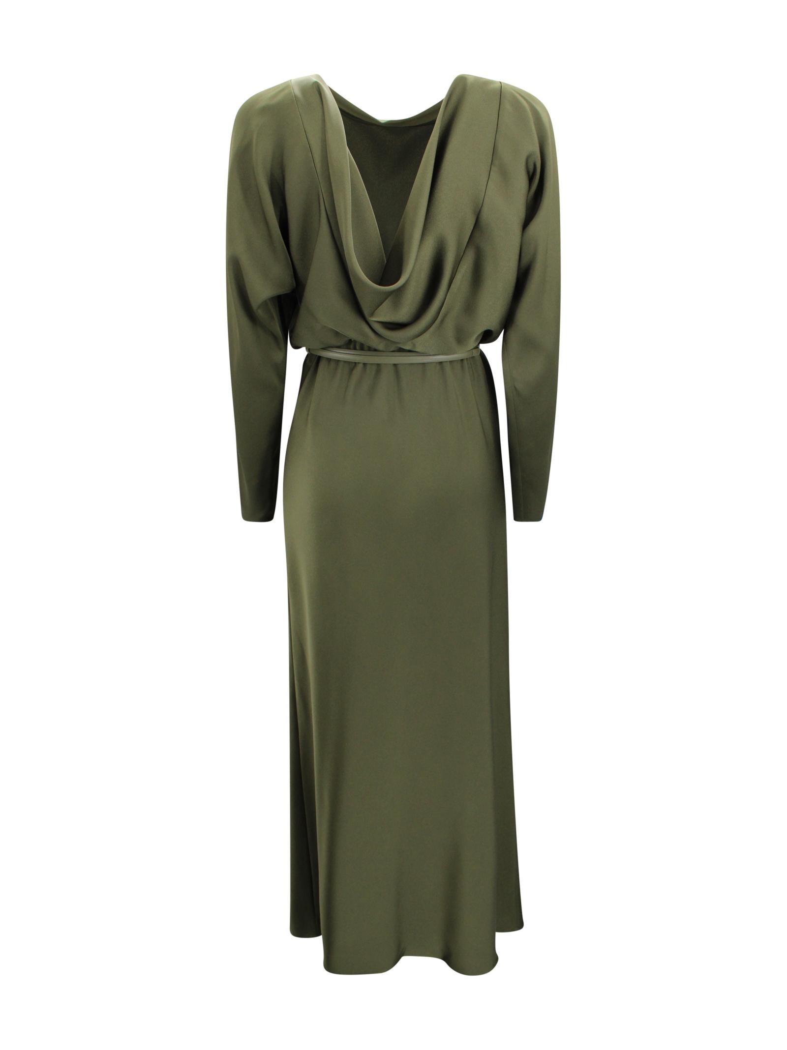 Abito lungo dalla silhouette fluida e femminile Max Mara Studio 2616221043600 003 