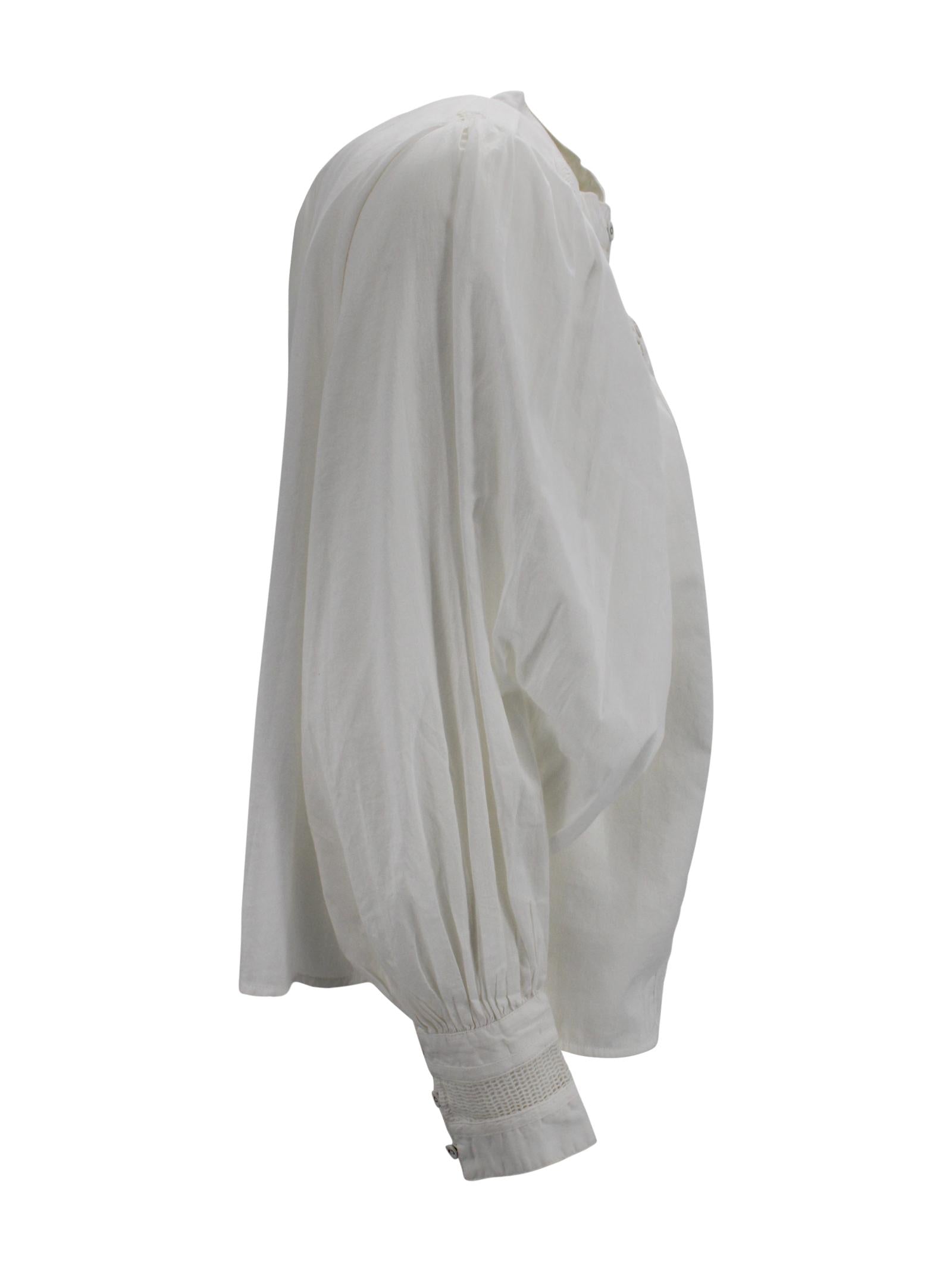 Blusa in pizzo con bottoni Farm Rio 347737 L0025 