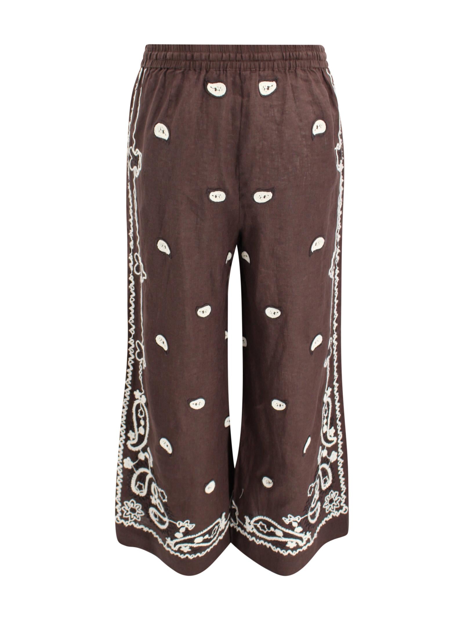 Pantaloni Beach26 marroni P.A.R.O.S.H. D230769R 086 