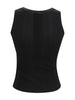 Top in cotone stretch a costine