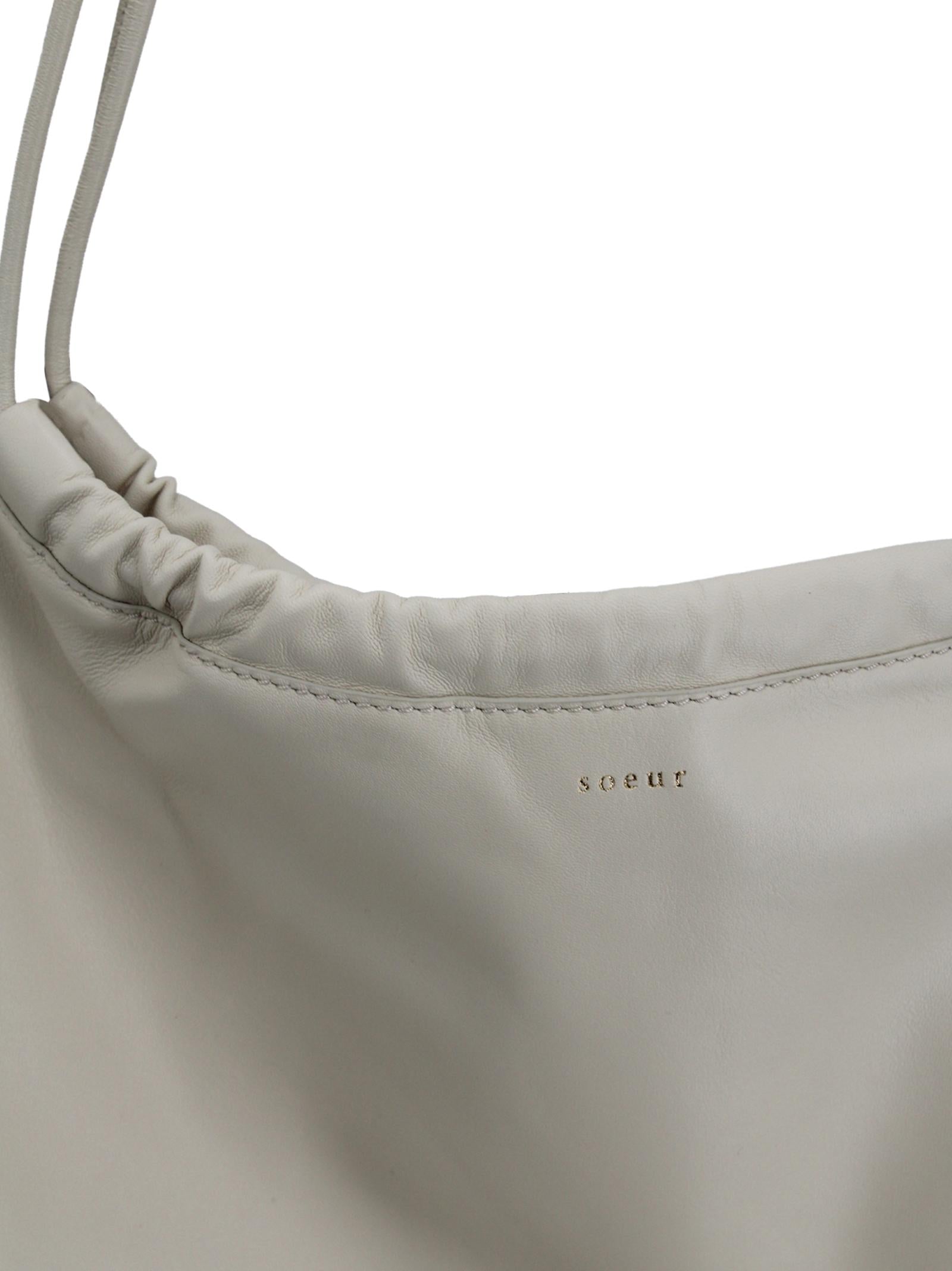 Borsa tote Sia con arricciature SOEUR SEM0841SIA ECR1526S 