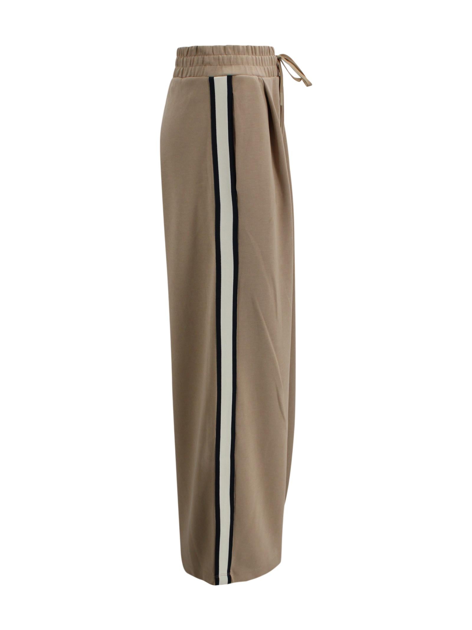 Pantalone ampio con banda laterale a contrasto Max Mara Weekend 2615781051600 003 