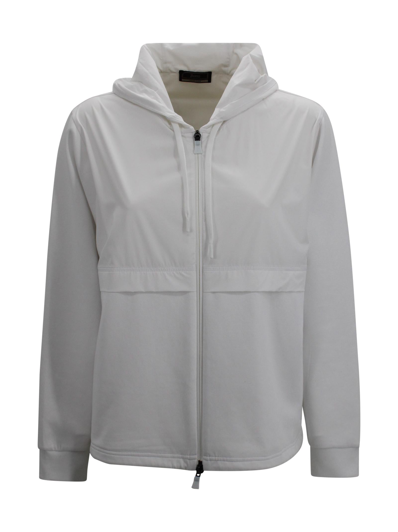 Felpa in Double Face Interlock e Nylon Maestro Herno JC000100D 560311000 