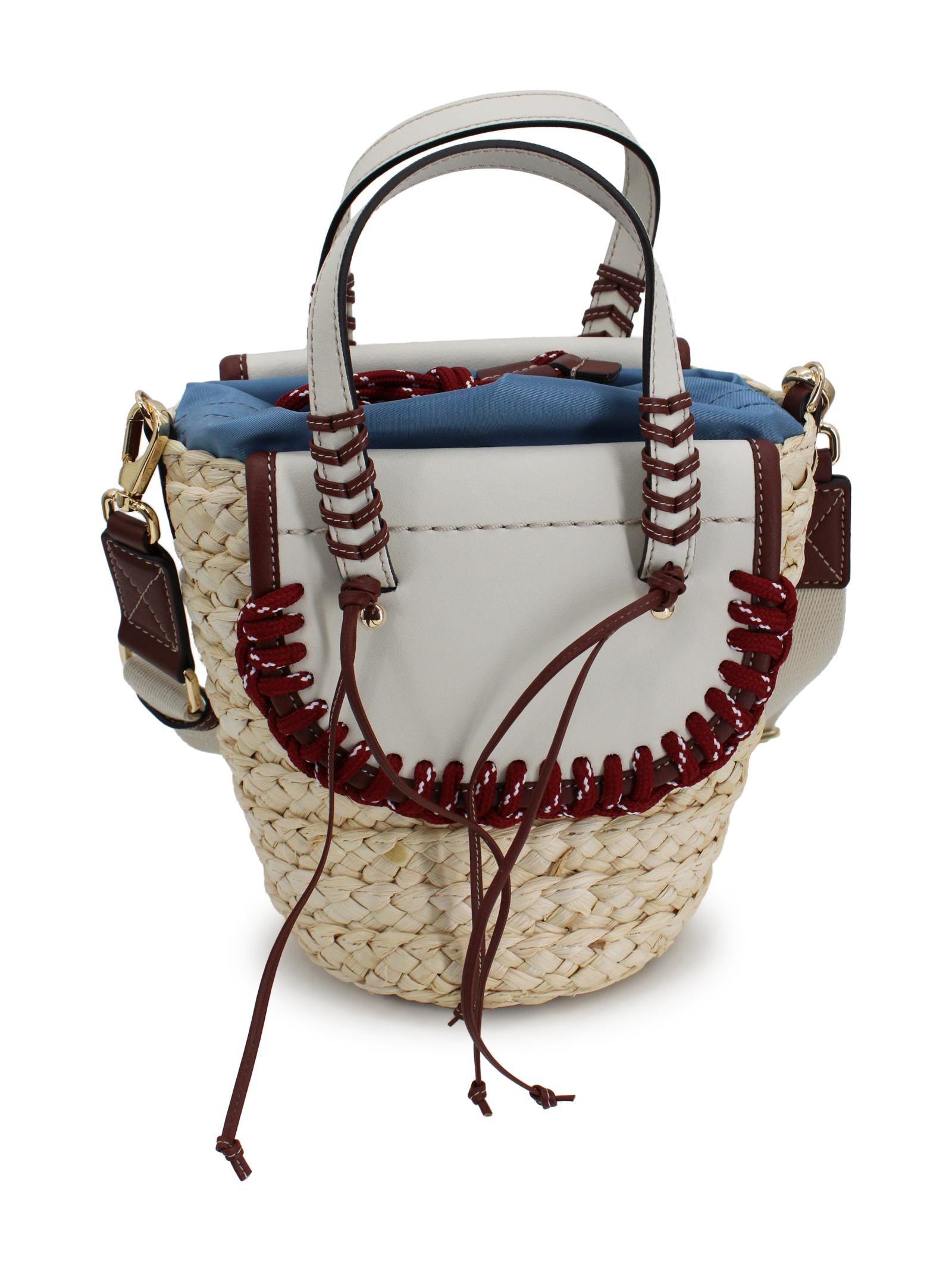 Borsa a secchiello con base intrecciata Cuba Lab HABANERA TREKARCTIC 