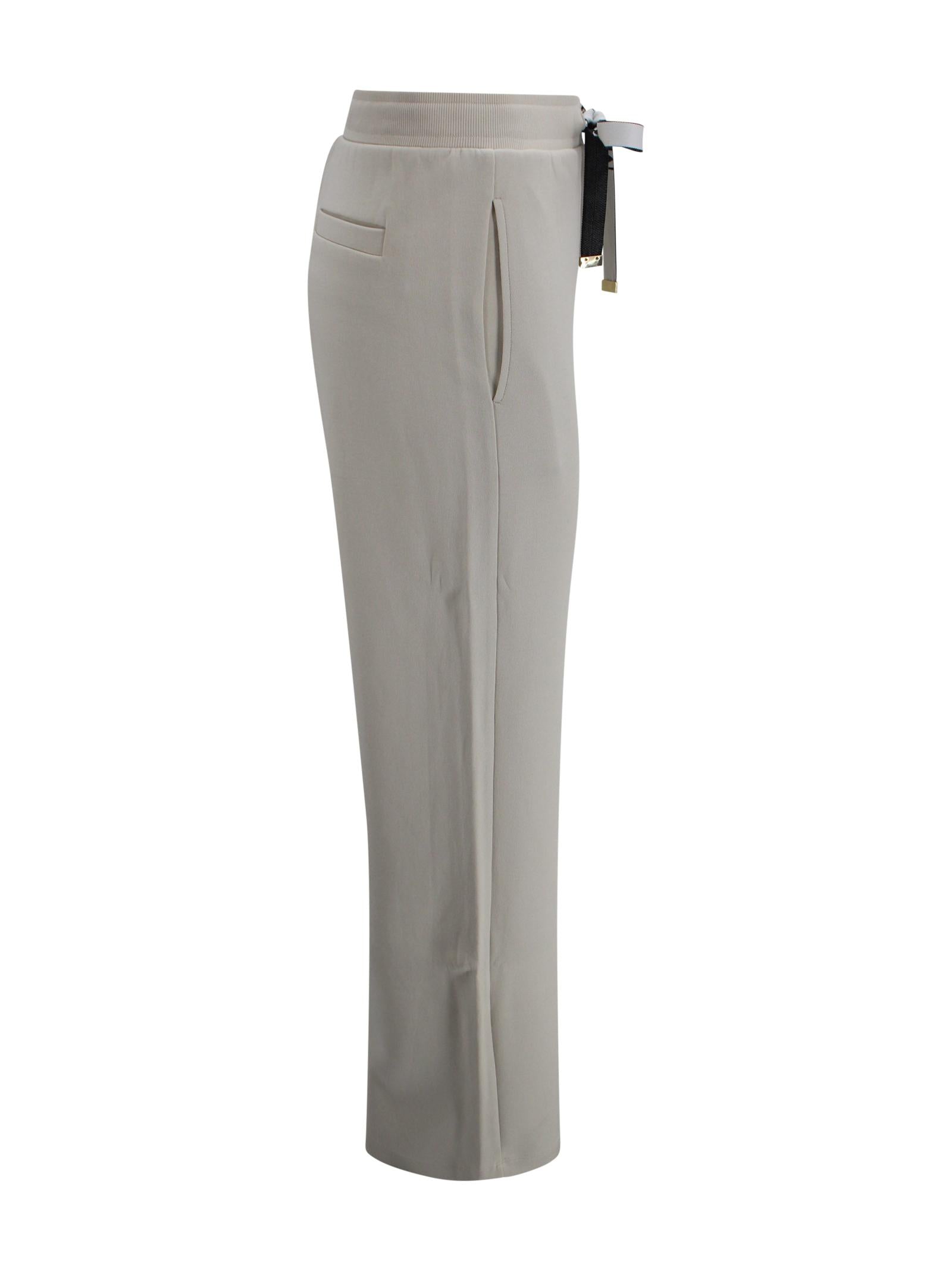 Pantalone wide leg in jersey di cotone tecnico S MAXMARA 1 2619781051600 001 