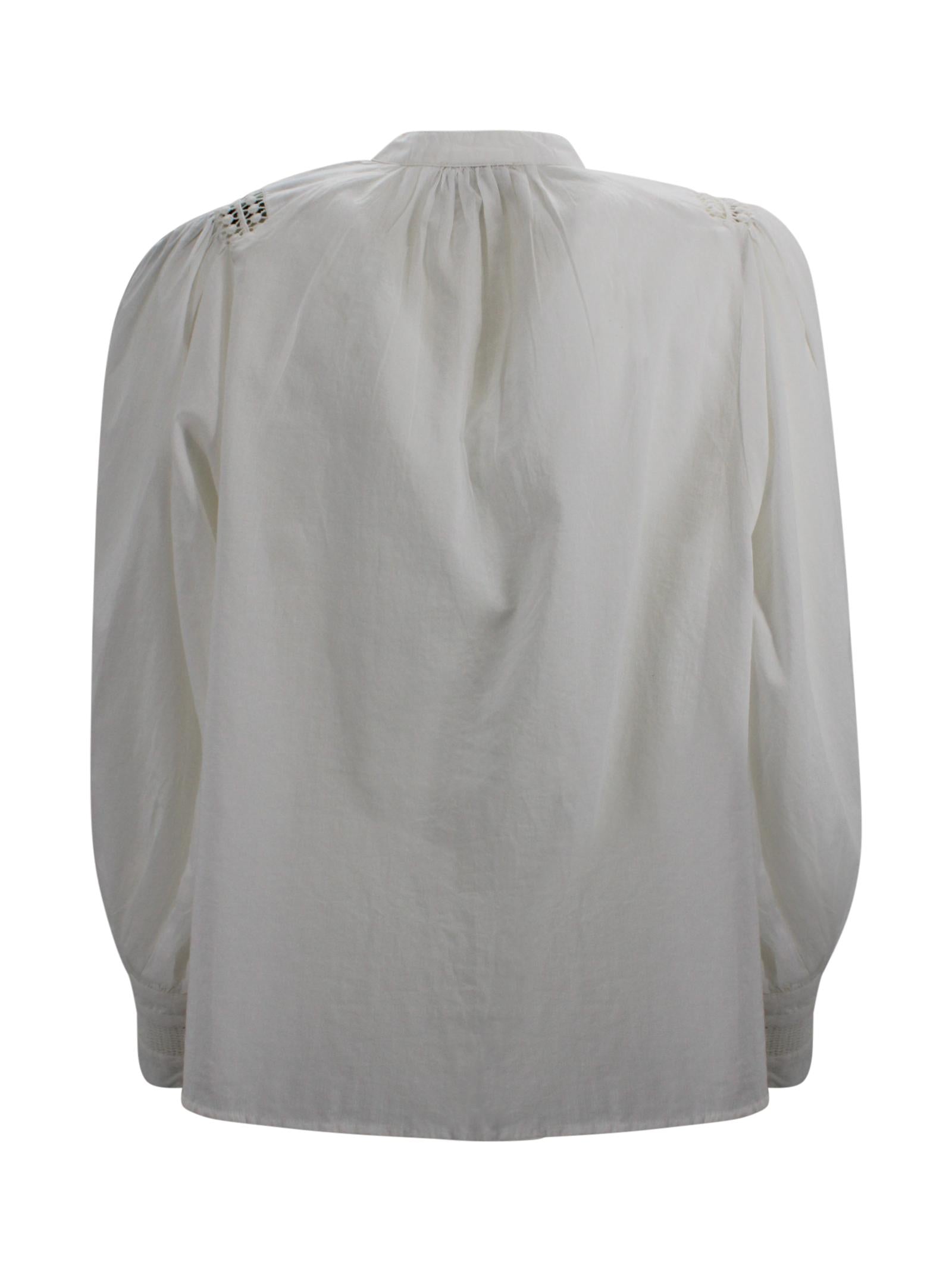 Blusa in pizzo con bottoni Farm Rio 347737 L0025 