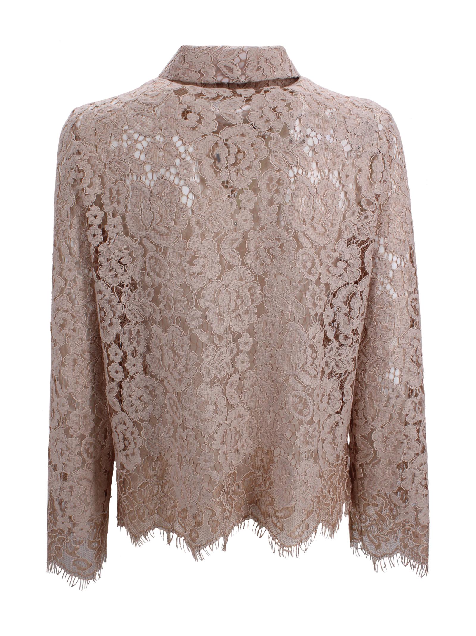 Camicia in pizzo con colletto classico D. Exterior 62806 05 