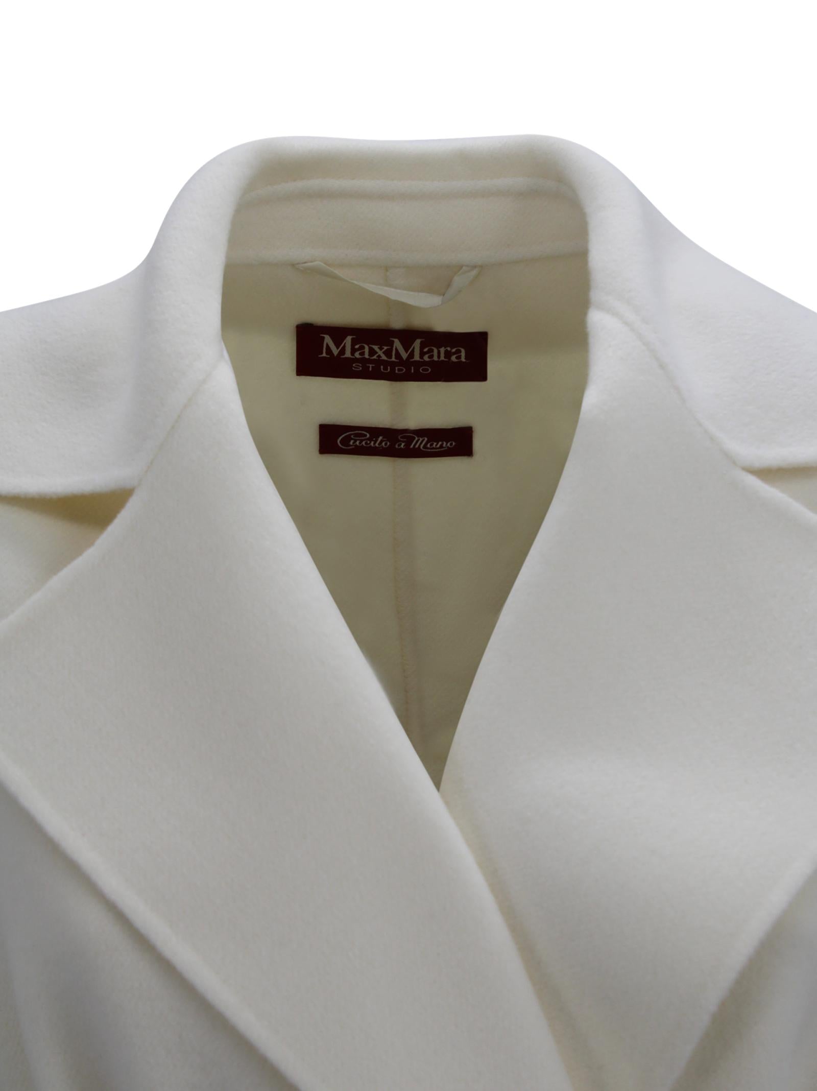 Cappotto midi a vestaglia con cintura<BR/> Max Mara Studio 2616011011600 003 