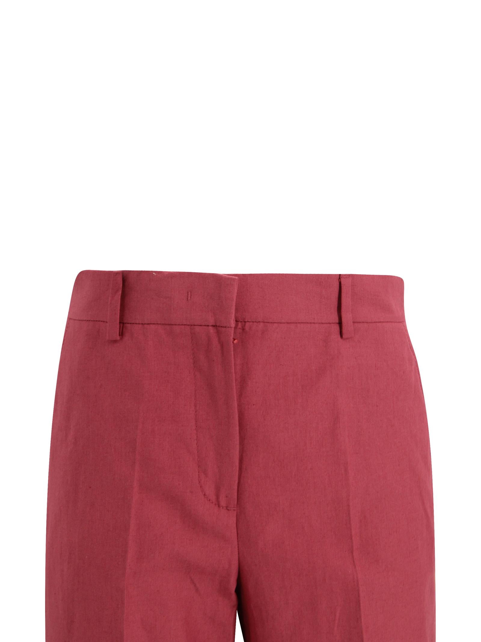 Pantalone a palazzo in twill di cotone Max Mara Weekend 2615131052600 021 