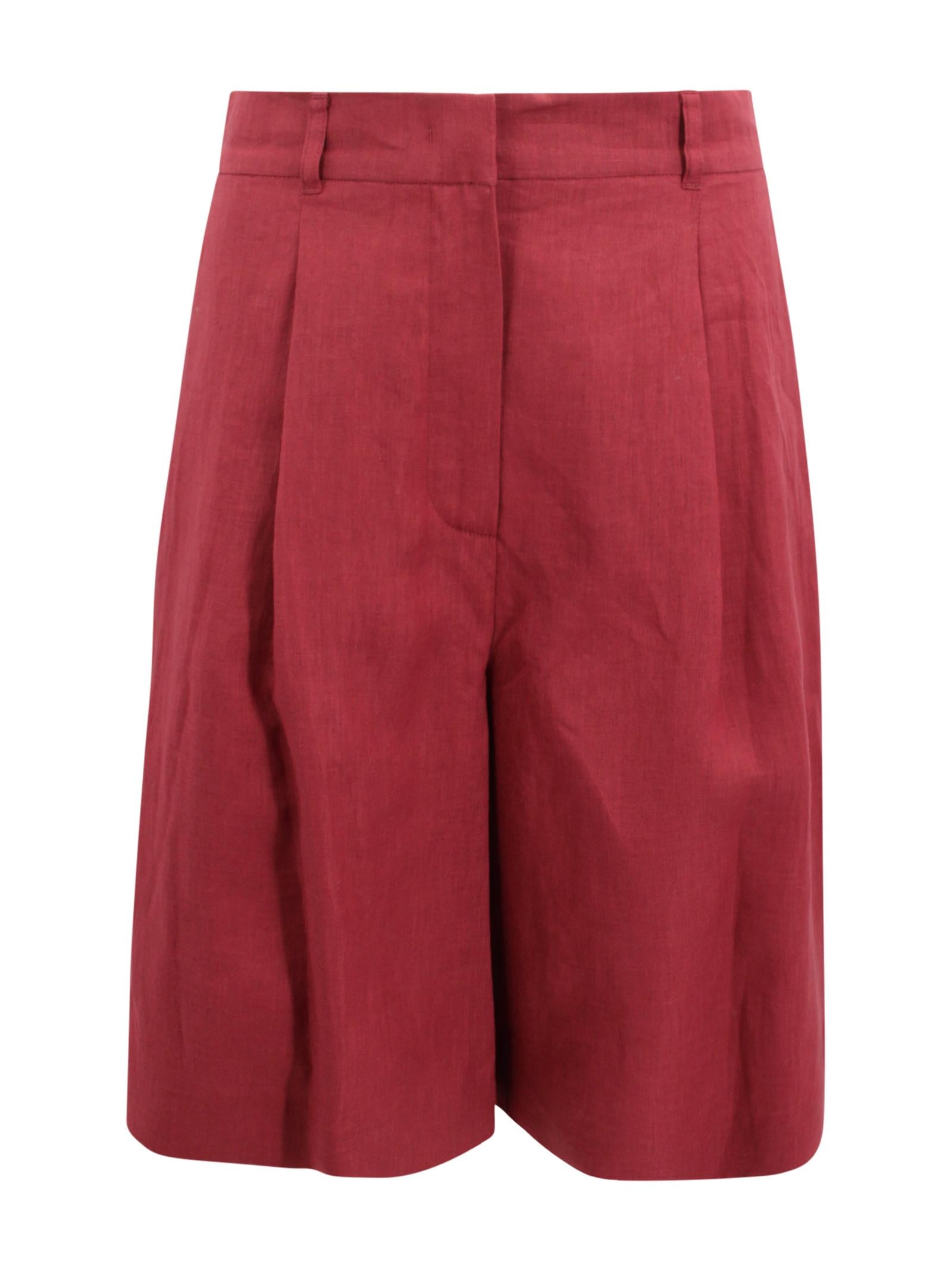 Bermuda wide leg con pinces Max Mara Studio 2616141012600 032 