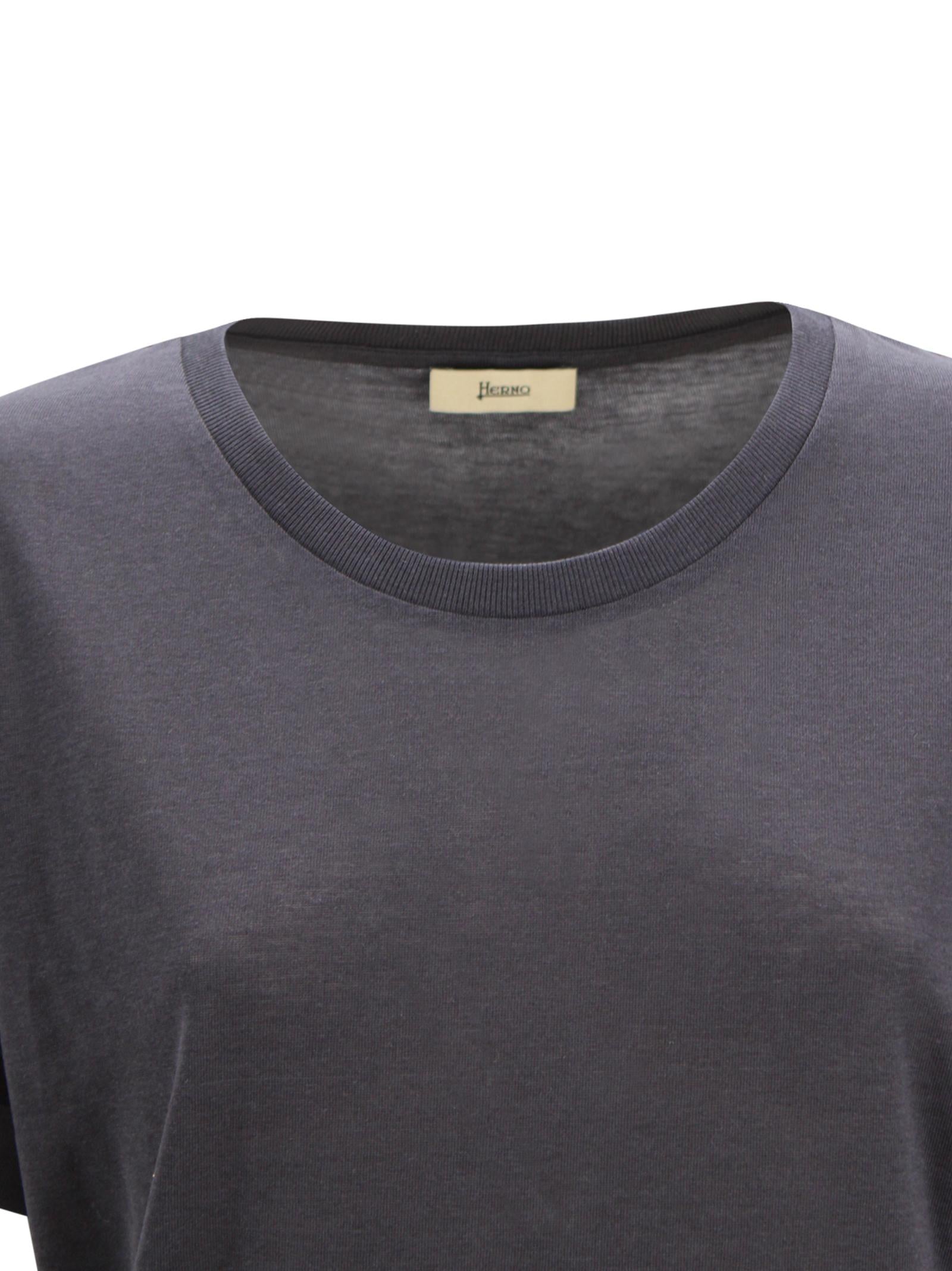 T-shirt con dettagli a righe Herno JG000312D 520569200 