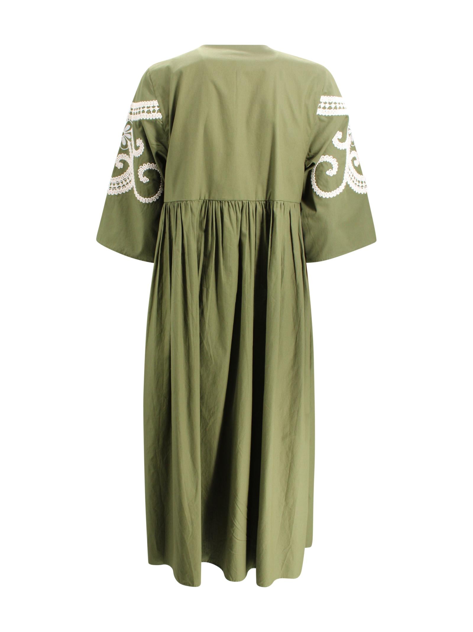 Abito lungo con ricami Max Mara Weekend 2615221012600 002 
