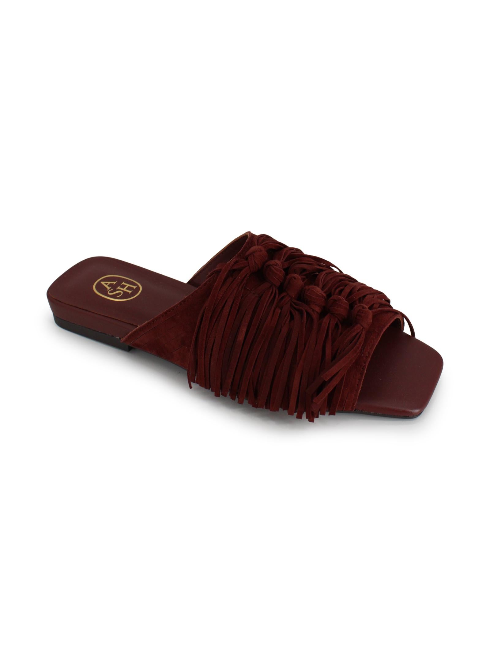 Mules BRIGITTE con frange Ash S26-BRIGITTE02  