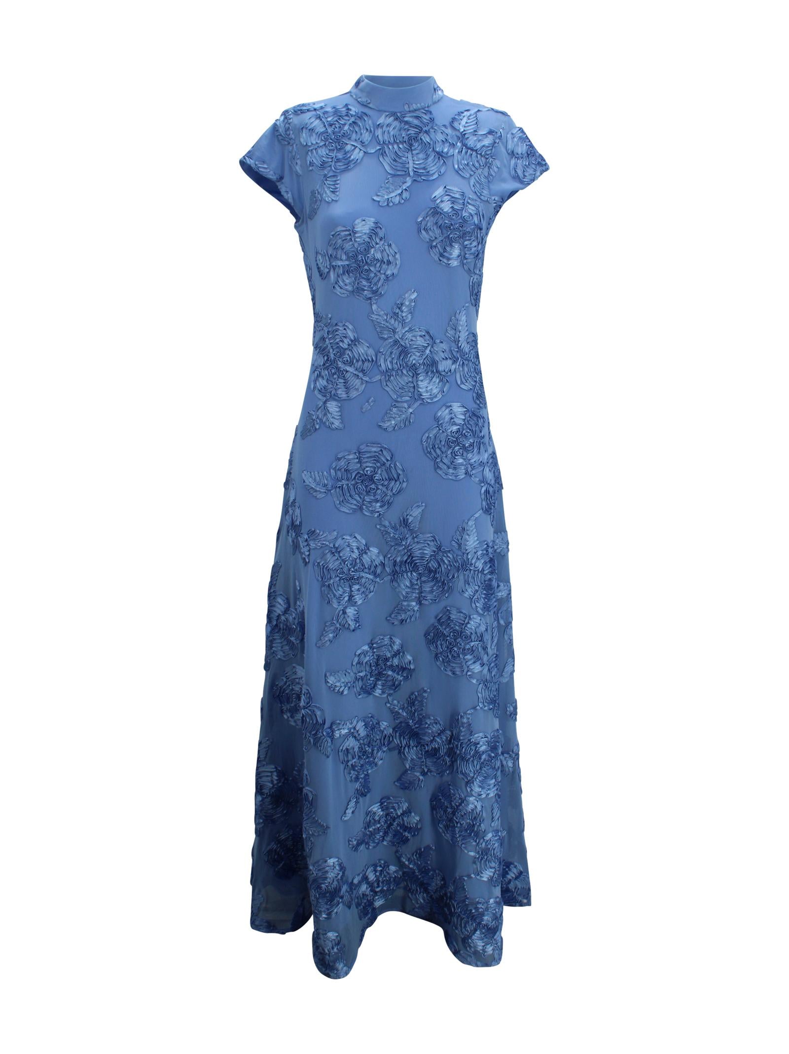 Abito midi con ricamo a fiori<BR/><BR/> Rotate 1160071321 1321 