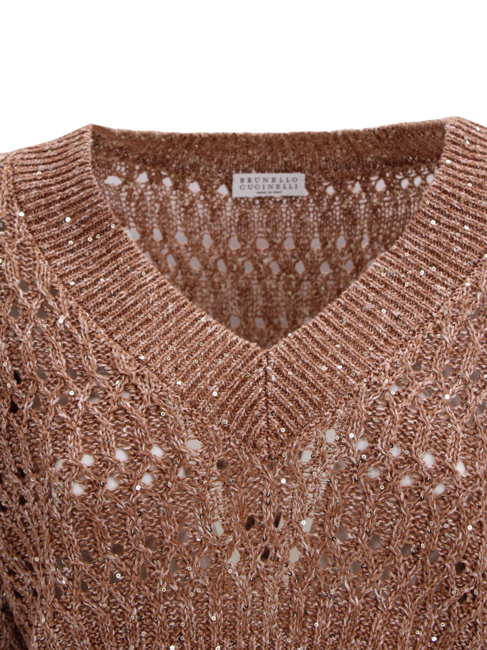 Maglione traforato Brunello Cucinelli MCO564702 C8585 