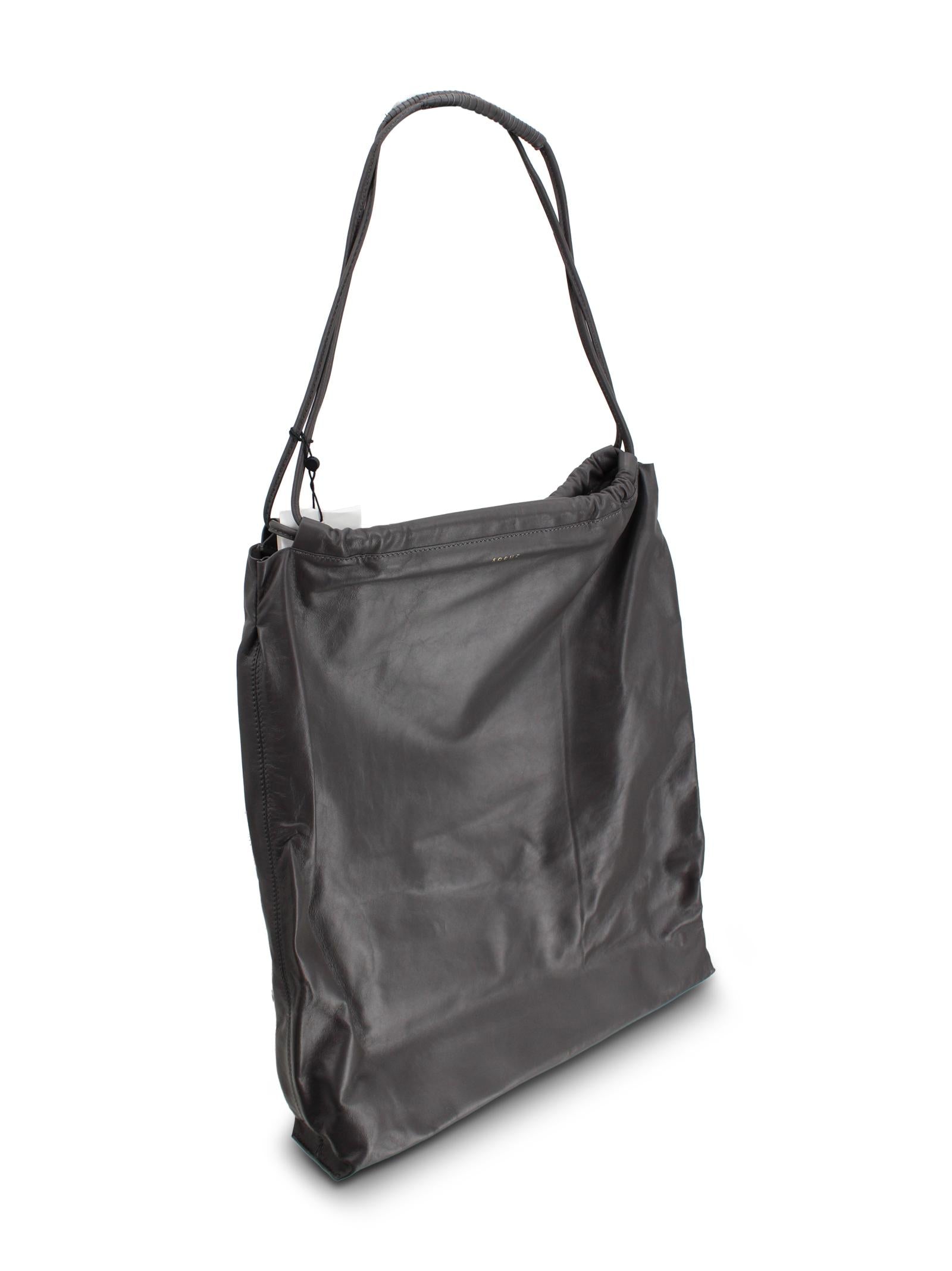 Borsa tote Sia con arricciature SOEUR SEM0841SIA GRI0326S 