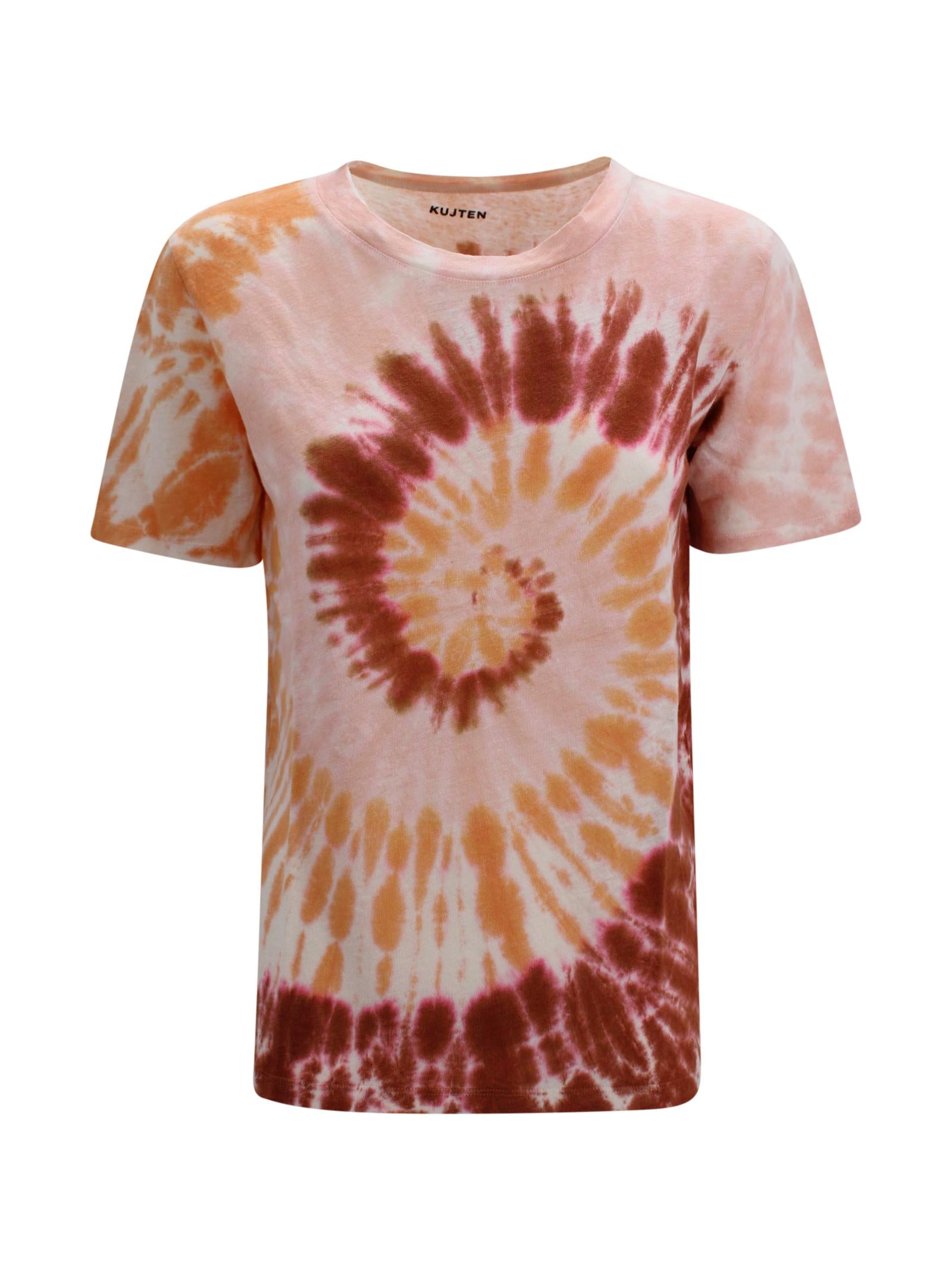 T-shirt "Soft Sunny" in Lino Tie & Dye Kujten F2376 2523 