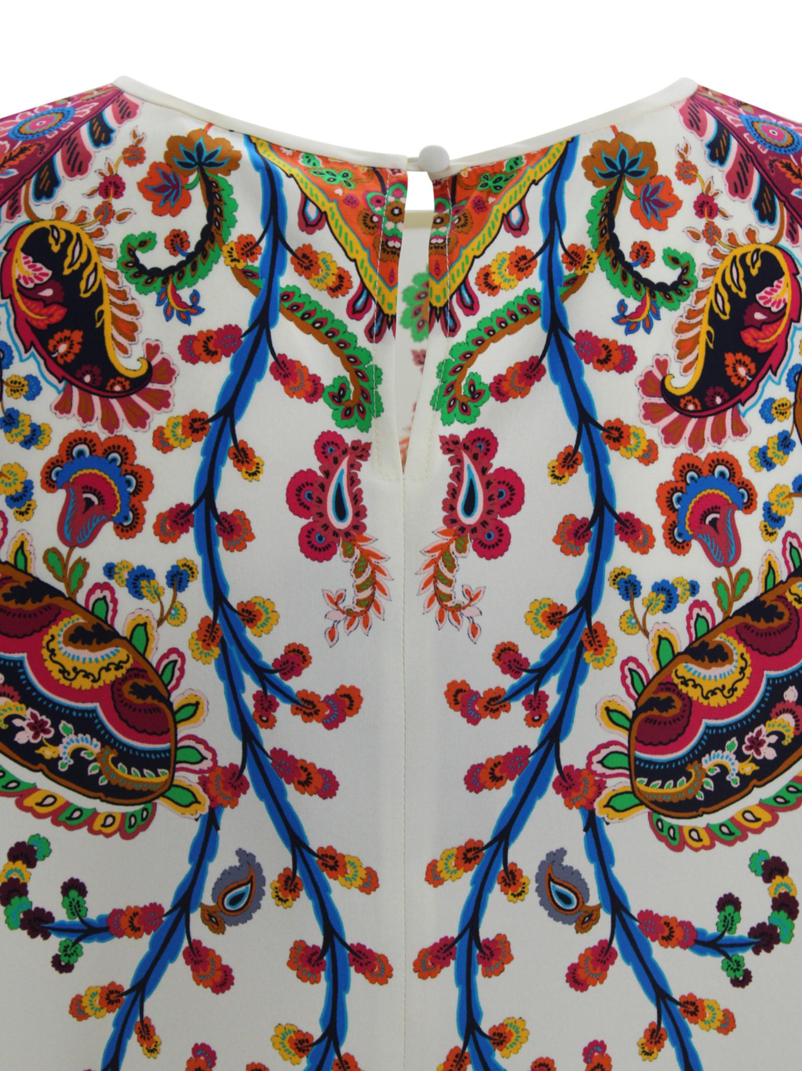 T-shirt con Stampa Paisley Etro Milano WRJA0025 AKG21X0800 