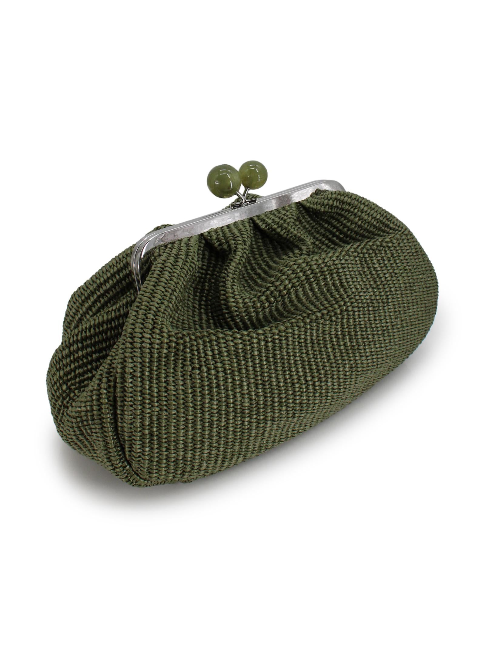 Pasticcino Bag Medium effetto rafia Weekend accessori 2 2615511105600 051 