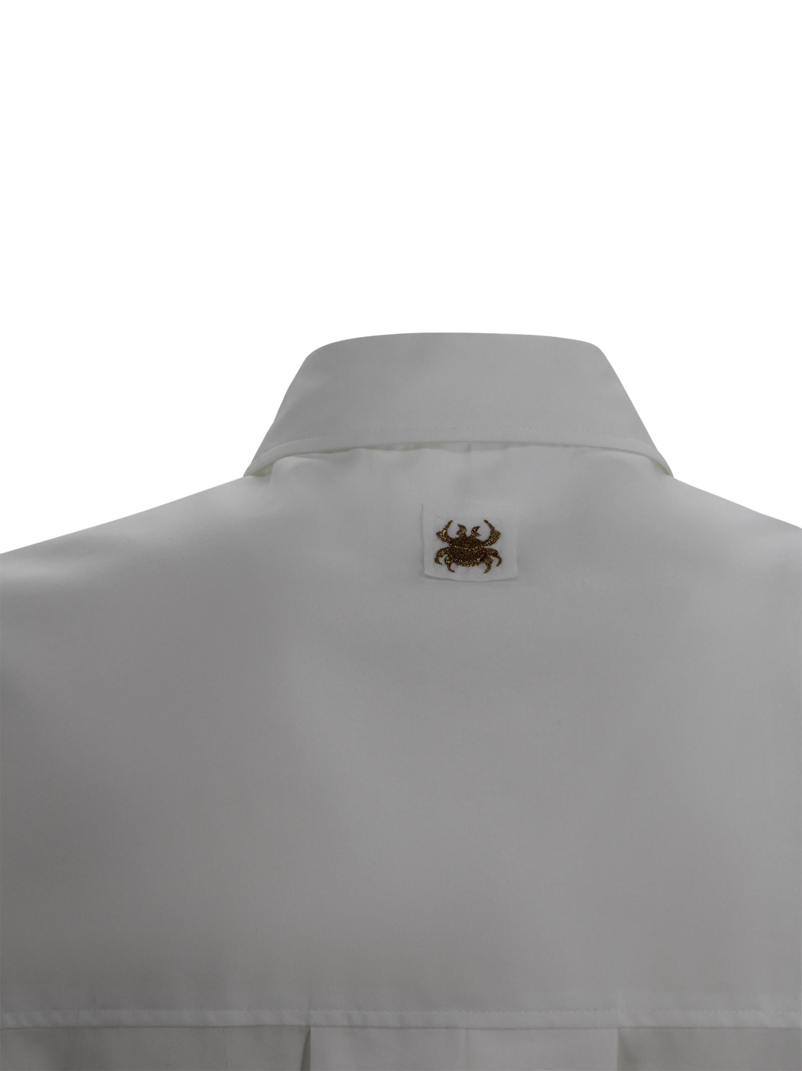 Camicia in cotone con maniche a tre quarti Trame Auree SOPHIE P001U100 