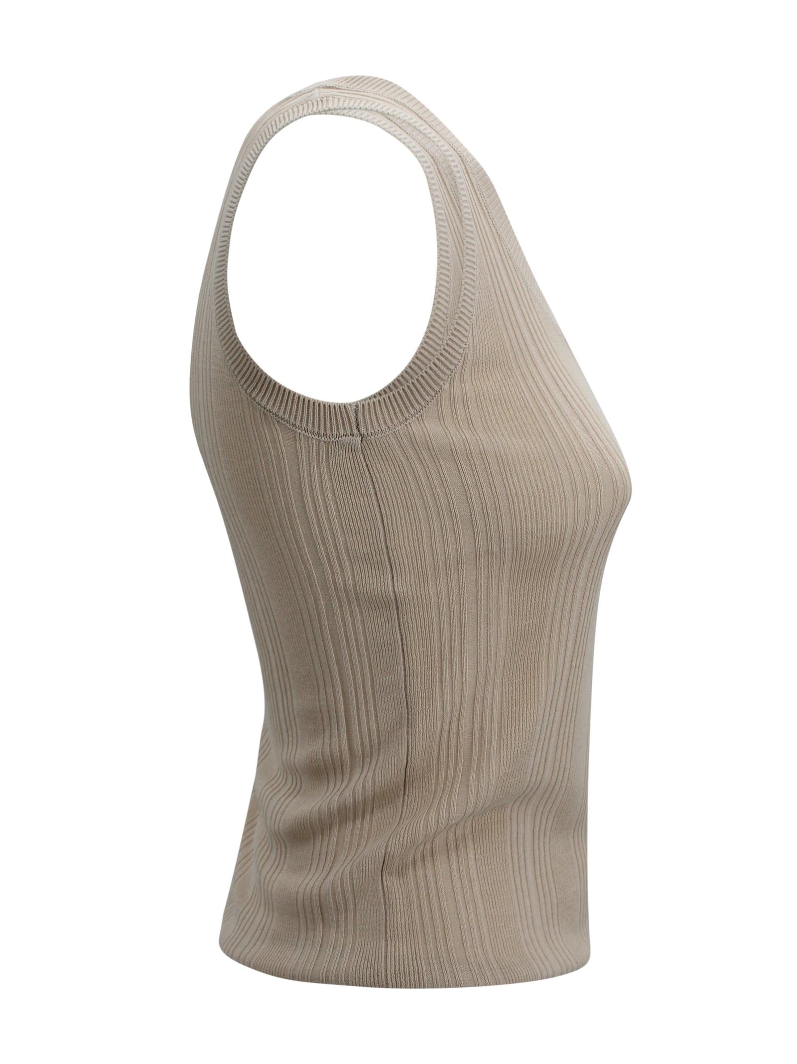 Canotta in maglia a coste Max Mara Weekend 2615361012600 003 