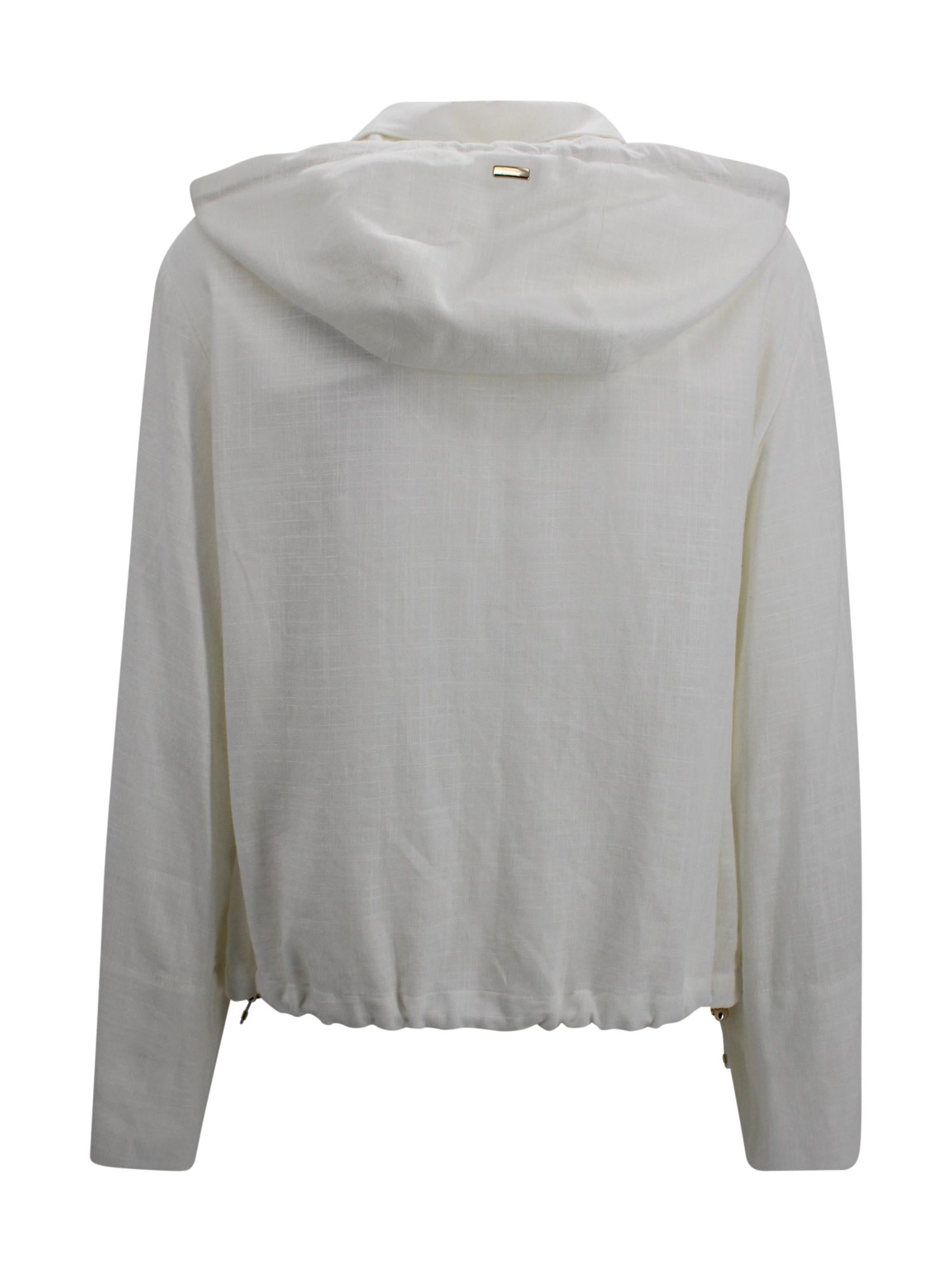 Giacca con Coulisse in Tessuto Mosso Herno GI000392D 126891000 