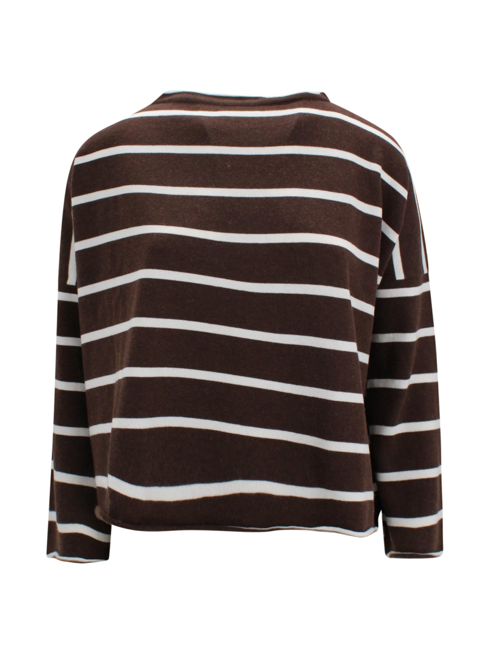 Maglia a righe con scollo a barchetta Be You MVD26B6 A43 
