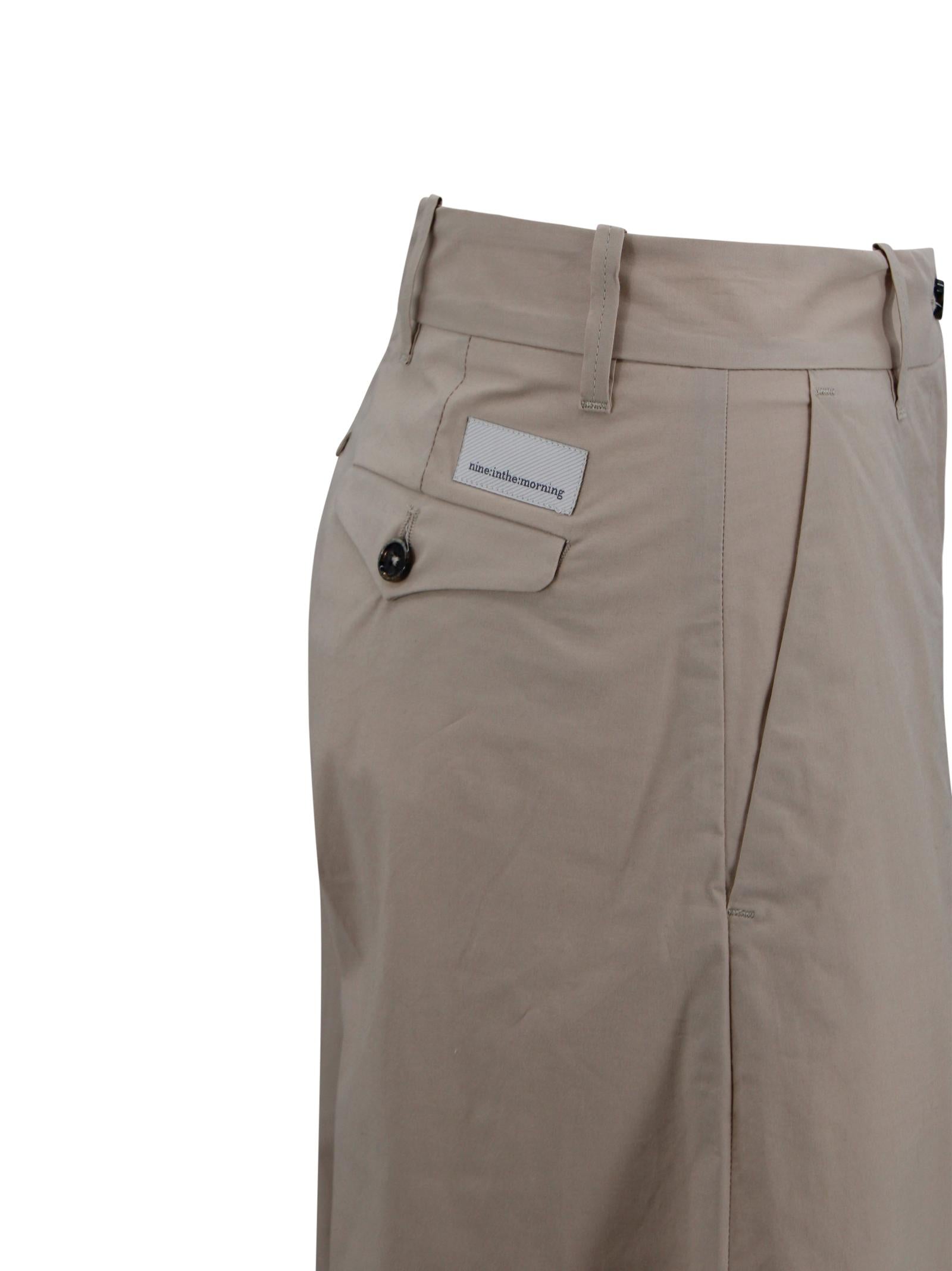 Pantaloni plissettati a gamba ampia Nine in the morning FIA01  
