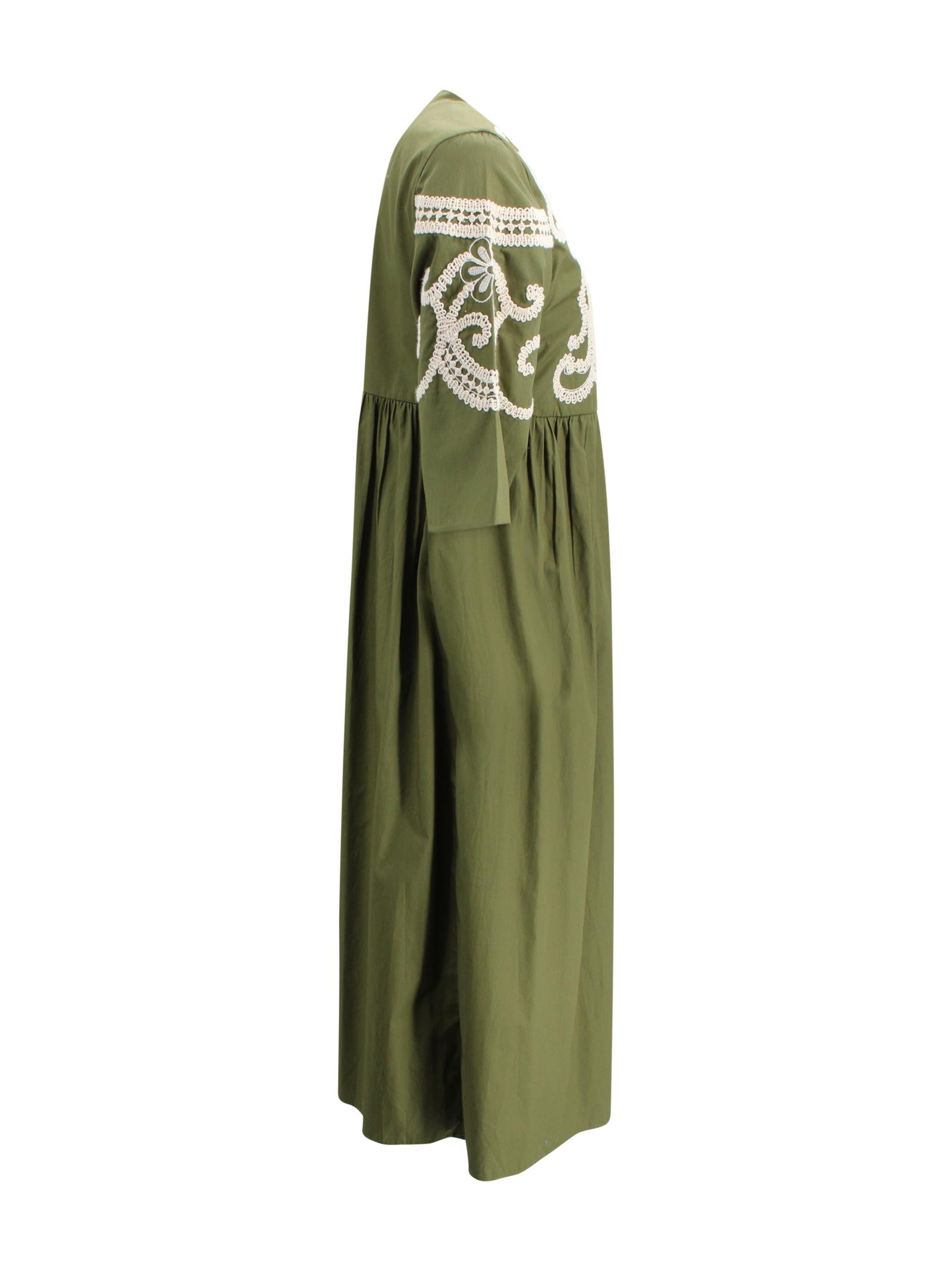 Abito lungo con ricami Max Mara Weekend 2615221012600 002 