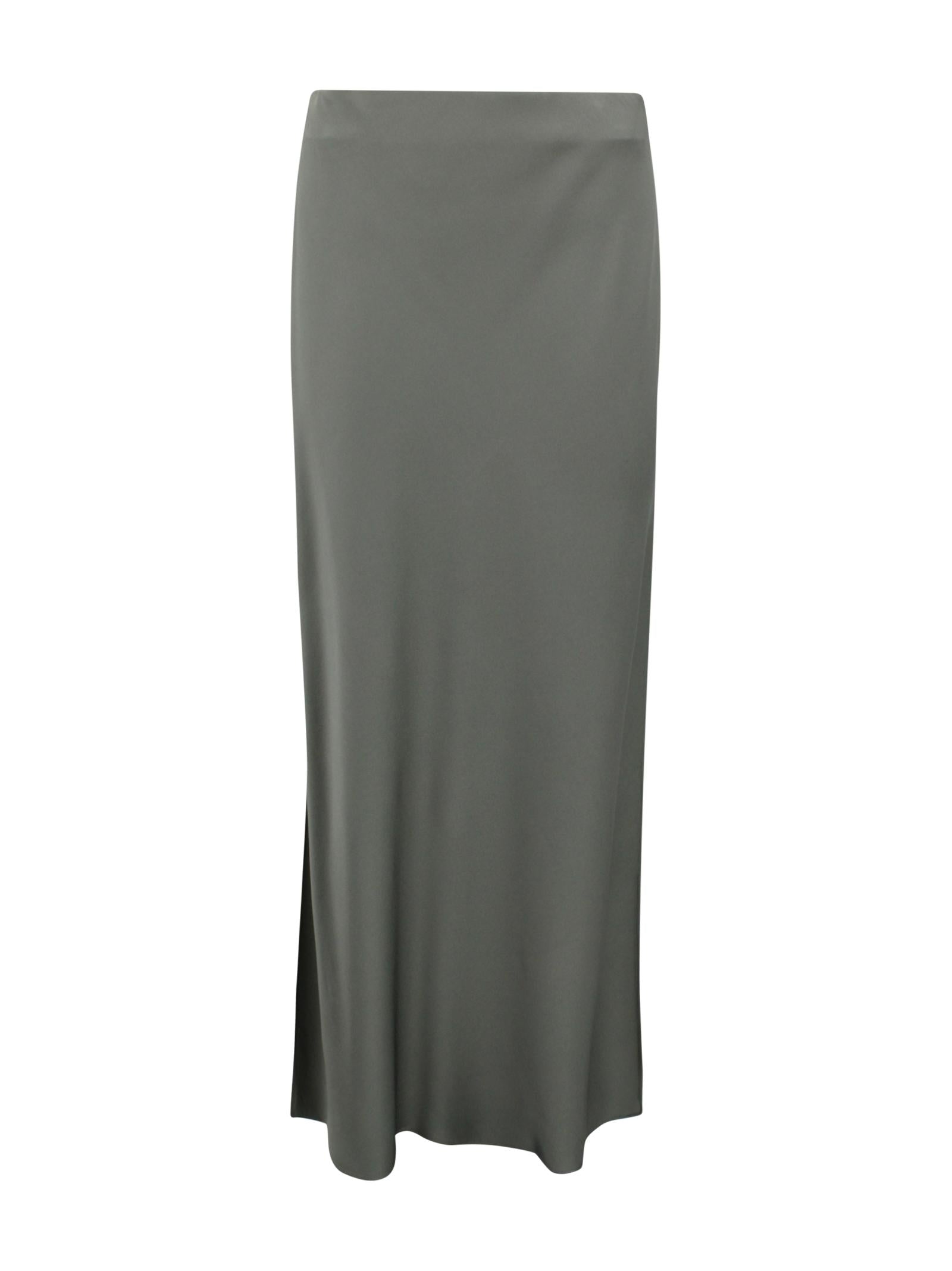Gonna midi con spacco laterale Brunello Cucinelli M0H38G3396 C9125 