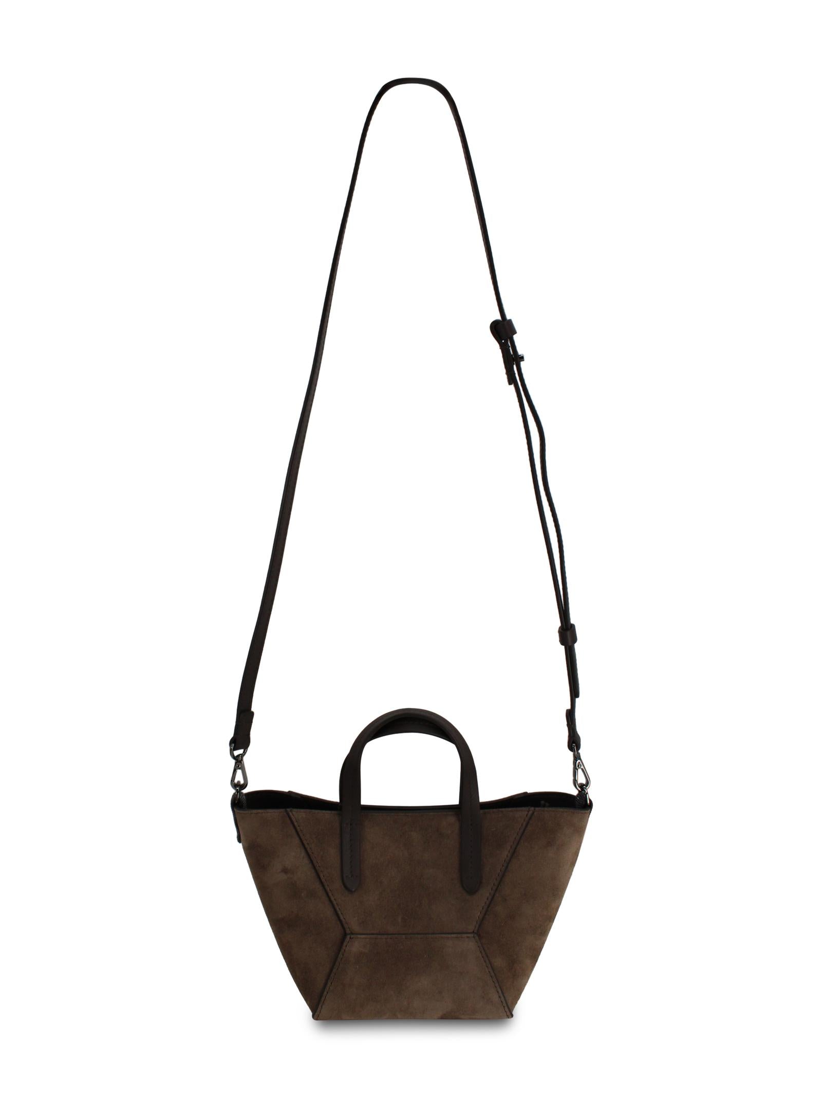 Borsa Tote Mini "Espresso Brown" Brunello Cucinelli MBDLD2675 C8769 