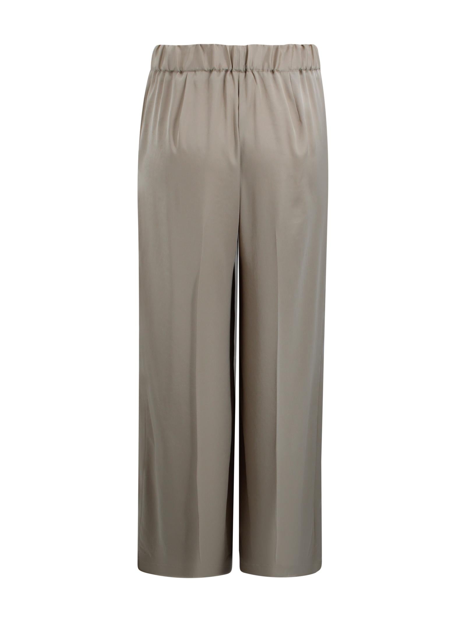 Pantaloni a palazzo con vita elasticizzata P.A.R.O.S.H. D232286 004 