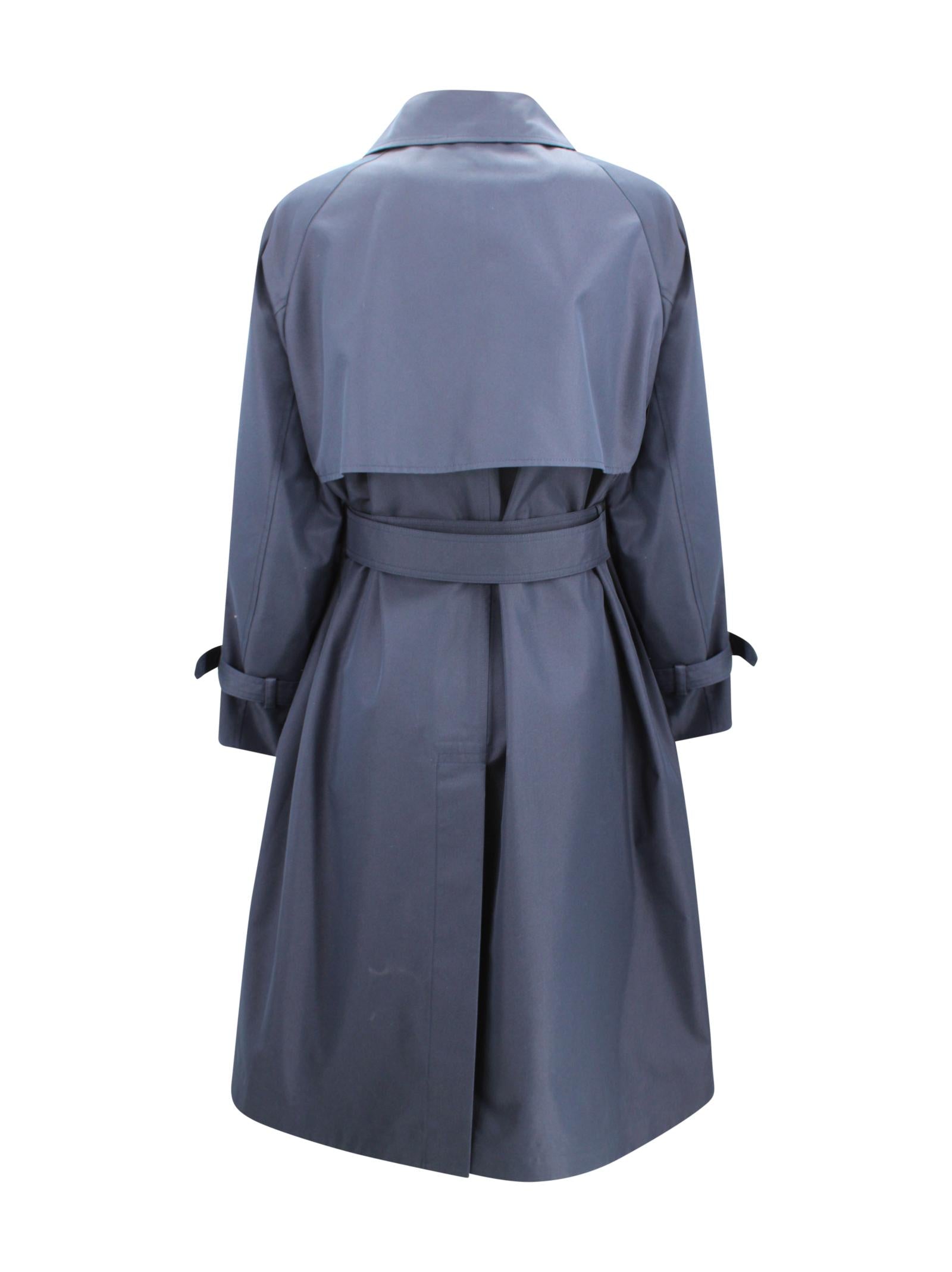 Trench midi reversibile in gabardina antigoccia Max Mara Weekend 2615021021600 006 