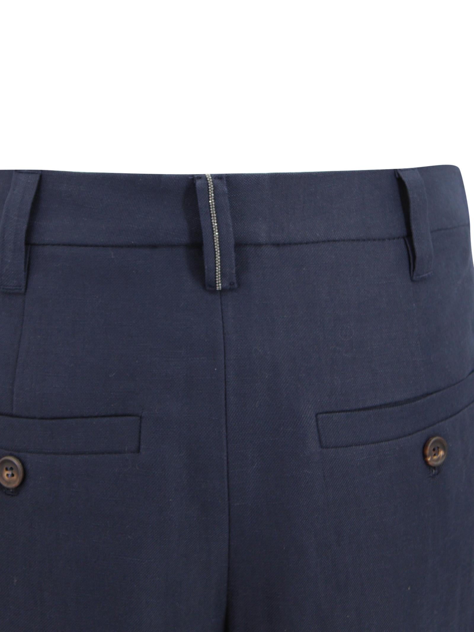 Shorts con pieghe Brunello Cucinelli MH126P9183 C4224 
