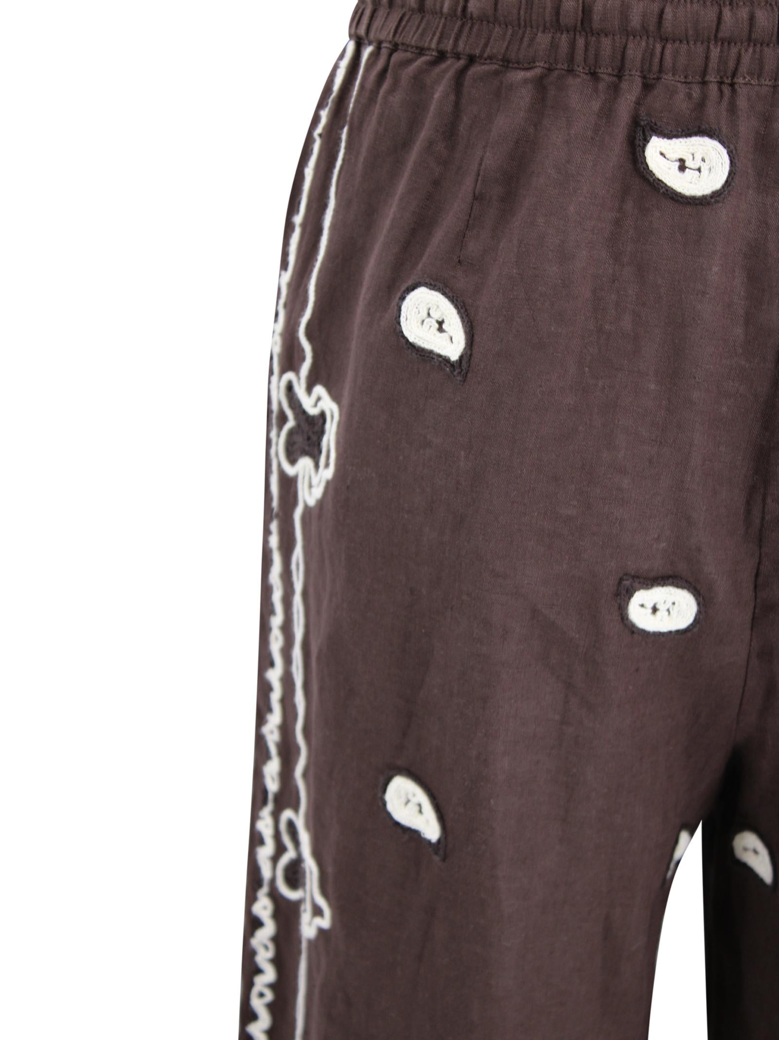 Pantaloni Beach26 marroni P.A.R.O.S.H. D230769R 086 