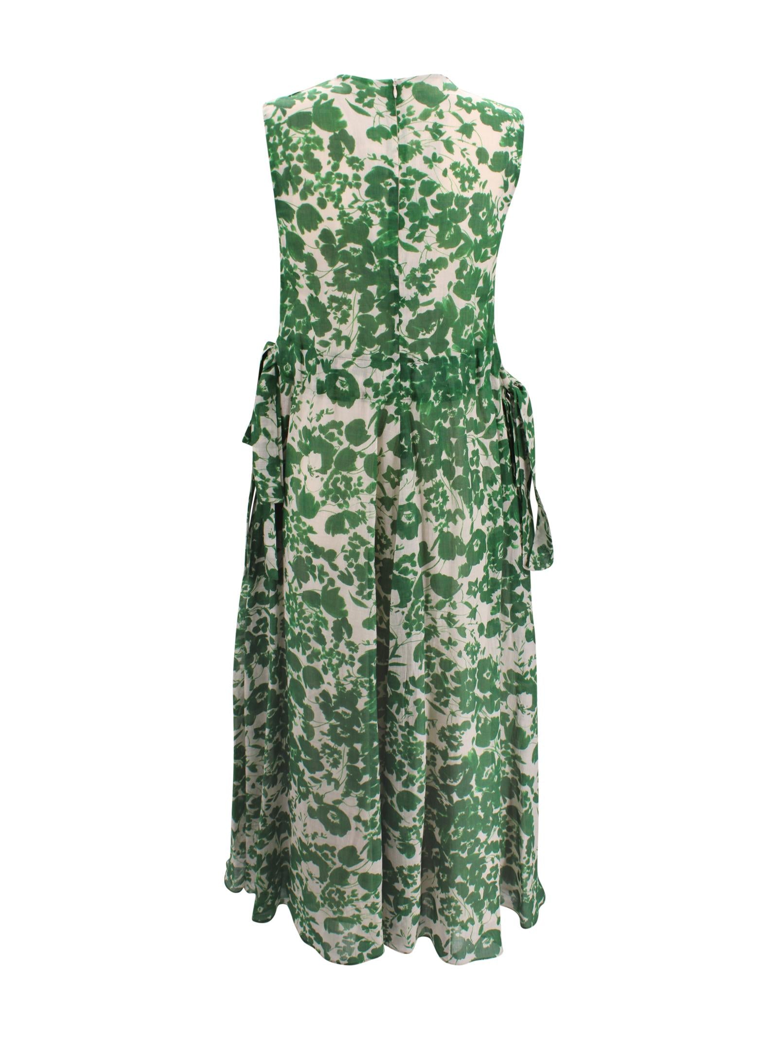Abito lungo smanicato con stampa S MAXMARA 2 2619221023600 005 