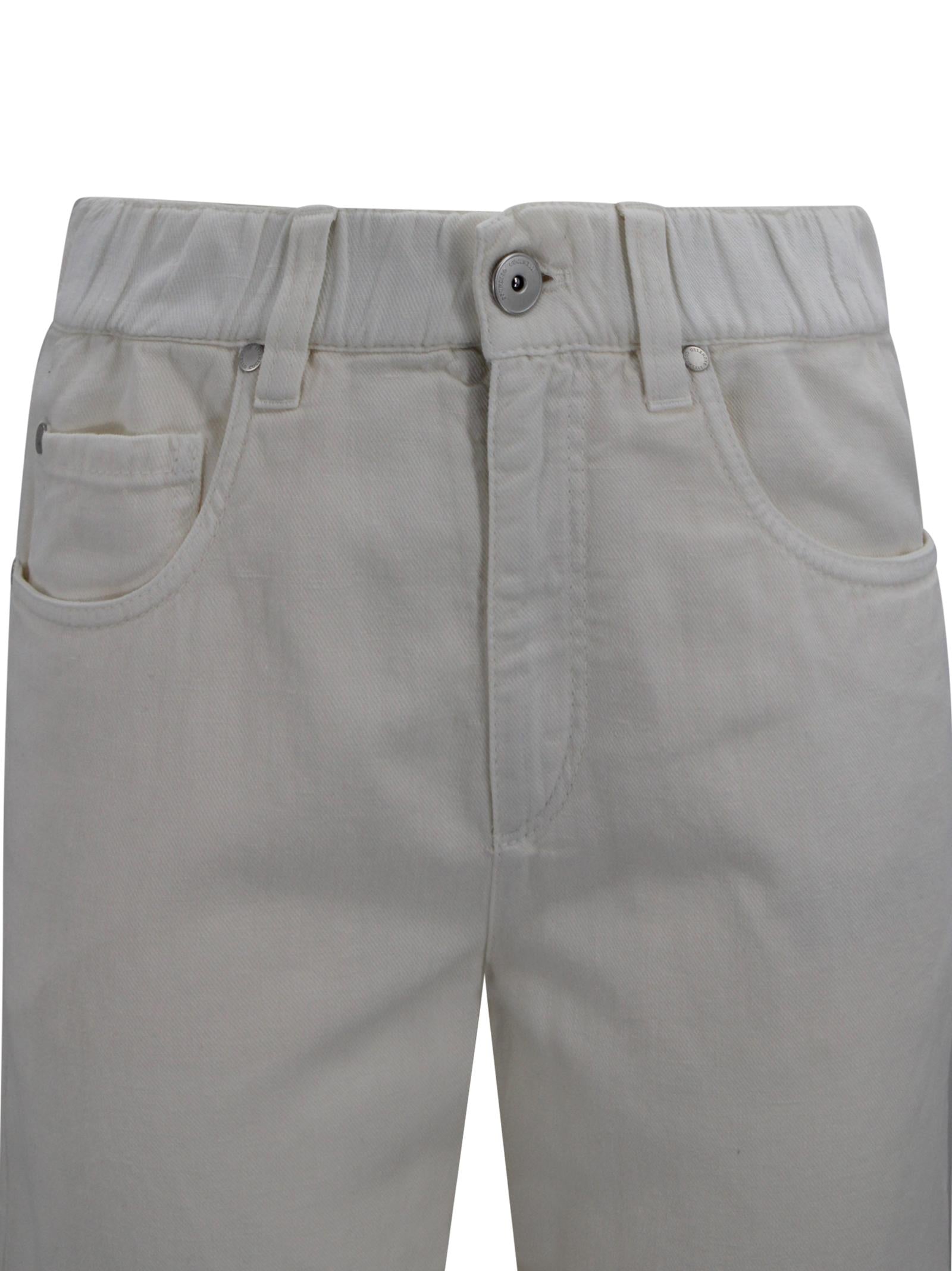 Pantaloni con bottoni e dettaglio Monili Brunello Cucinelli ML996P4053 C1101 