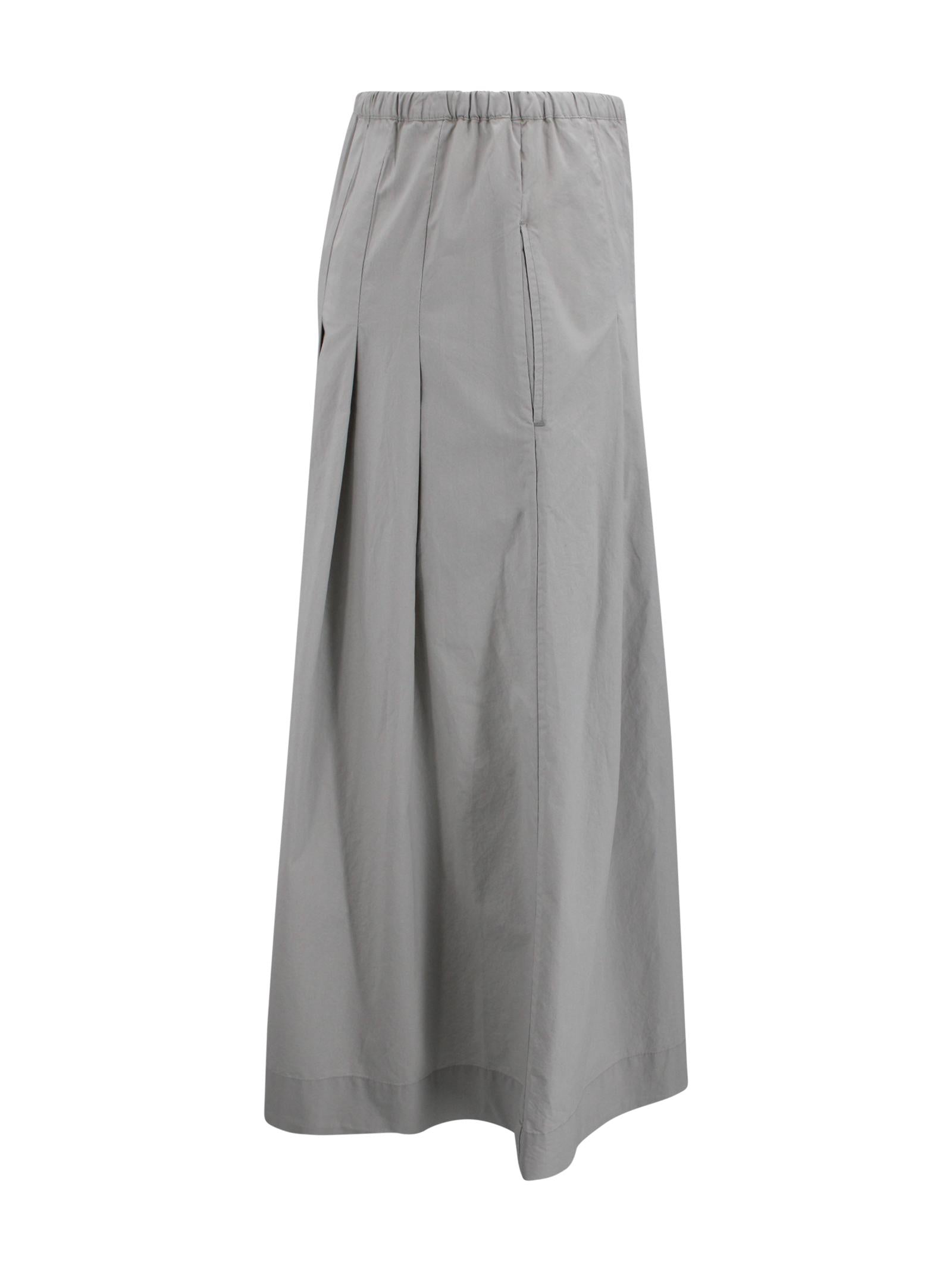 Gonna midi Amalia con cintura annodata SOEUR JUP1609AMALIA GRI0225S 