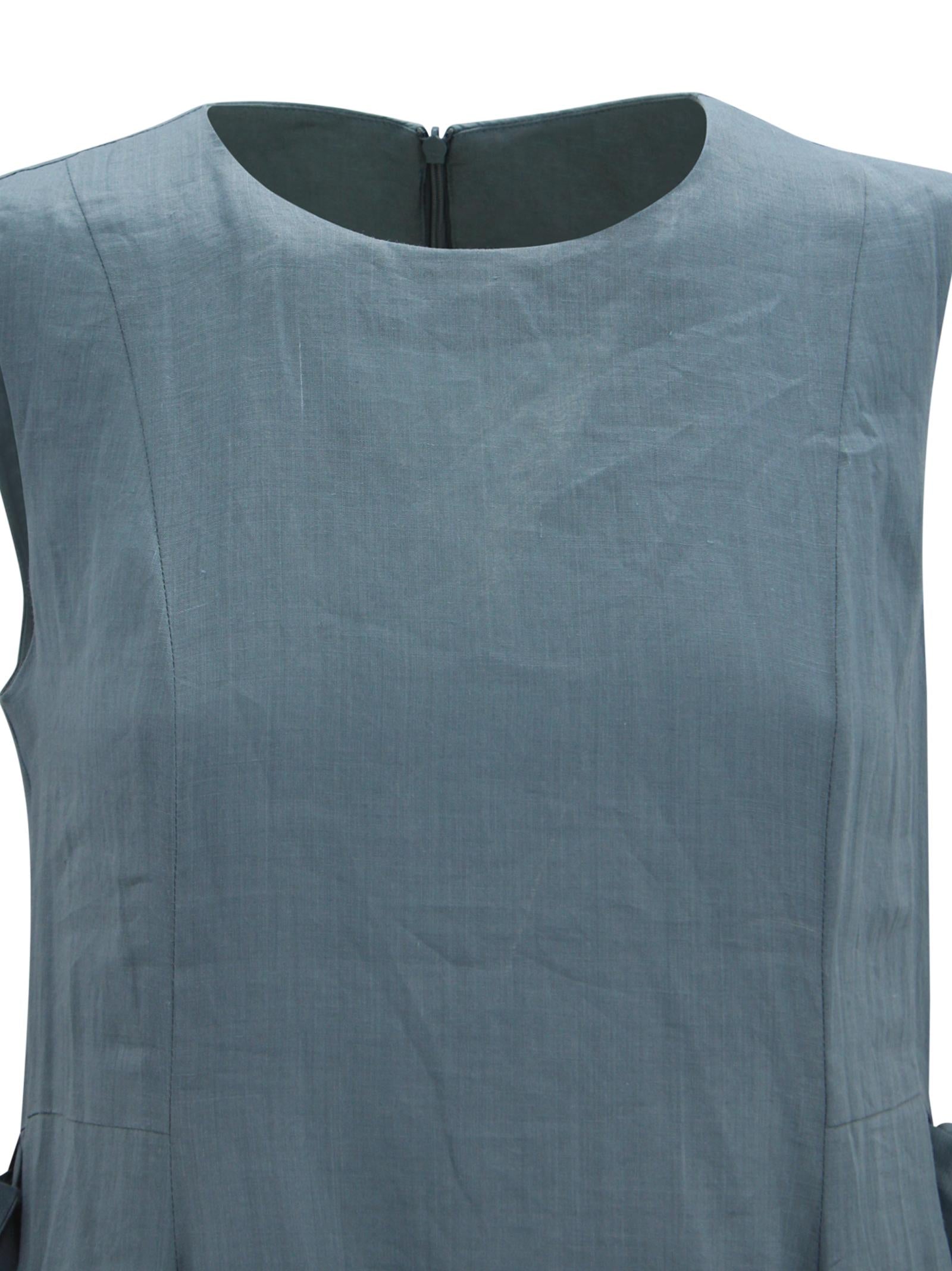 Abito lungo smanicato in ramiè S MAXMARA 2 2619221113600 016 