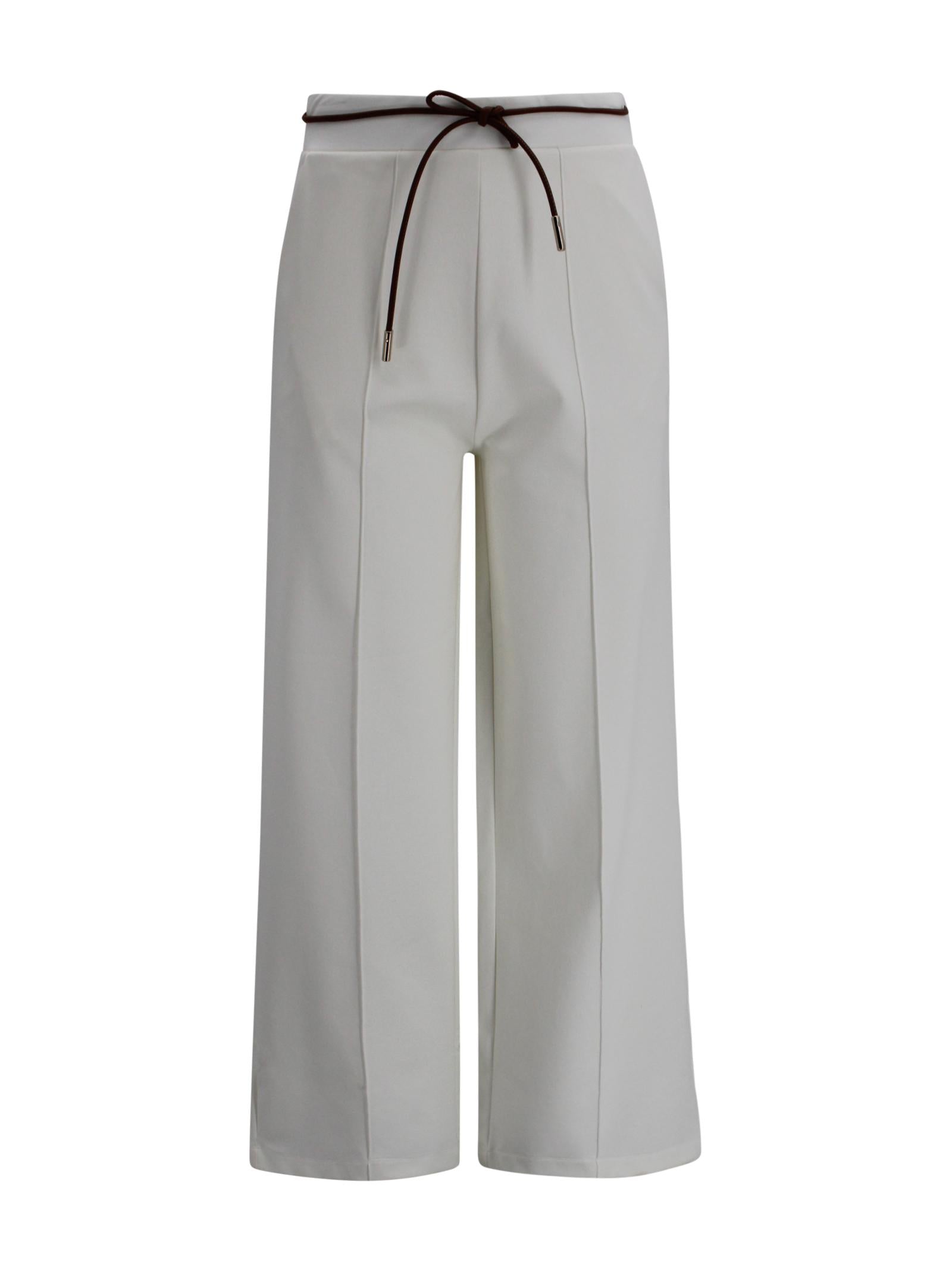 Pantaloni Bianchi con Cintura Herno PT000197D 560351100 