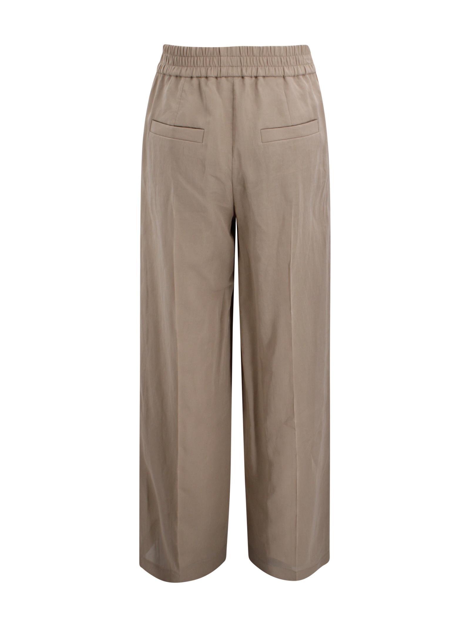 Pantaloni a palazzo elasticizzati Brunello Cucinelli M0F91P8742 C8690 