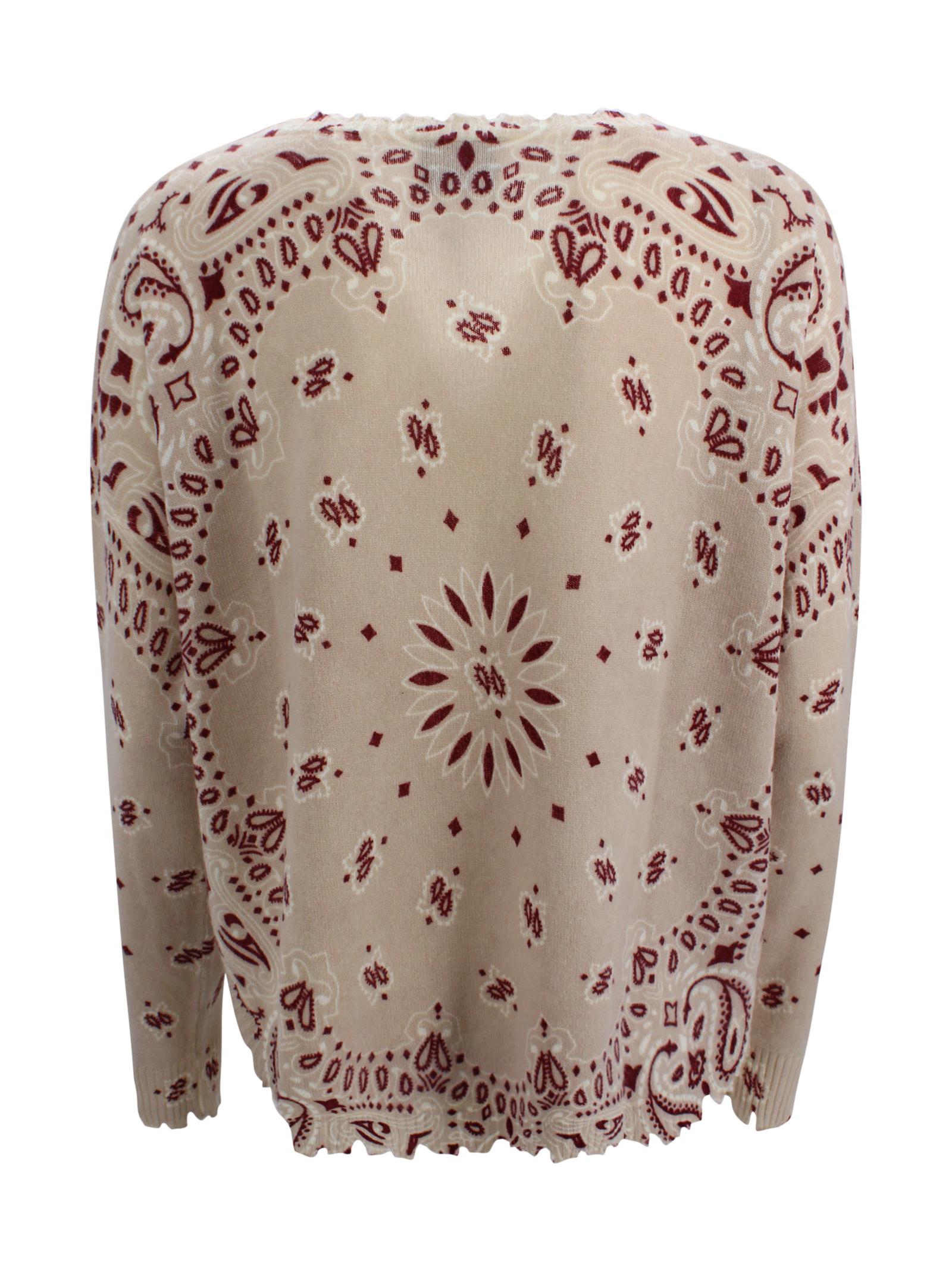Maglia in cashmere con stampa Kujten F2913 2238 