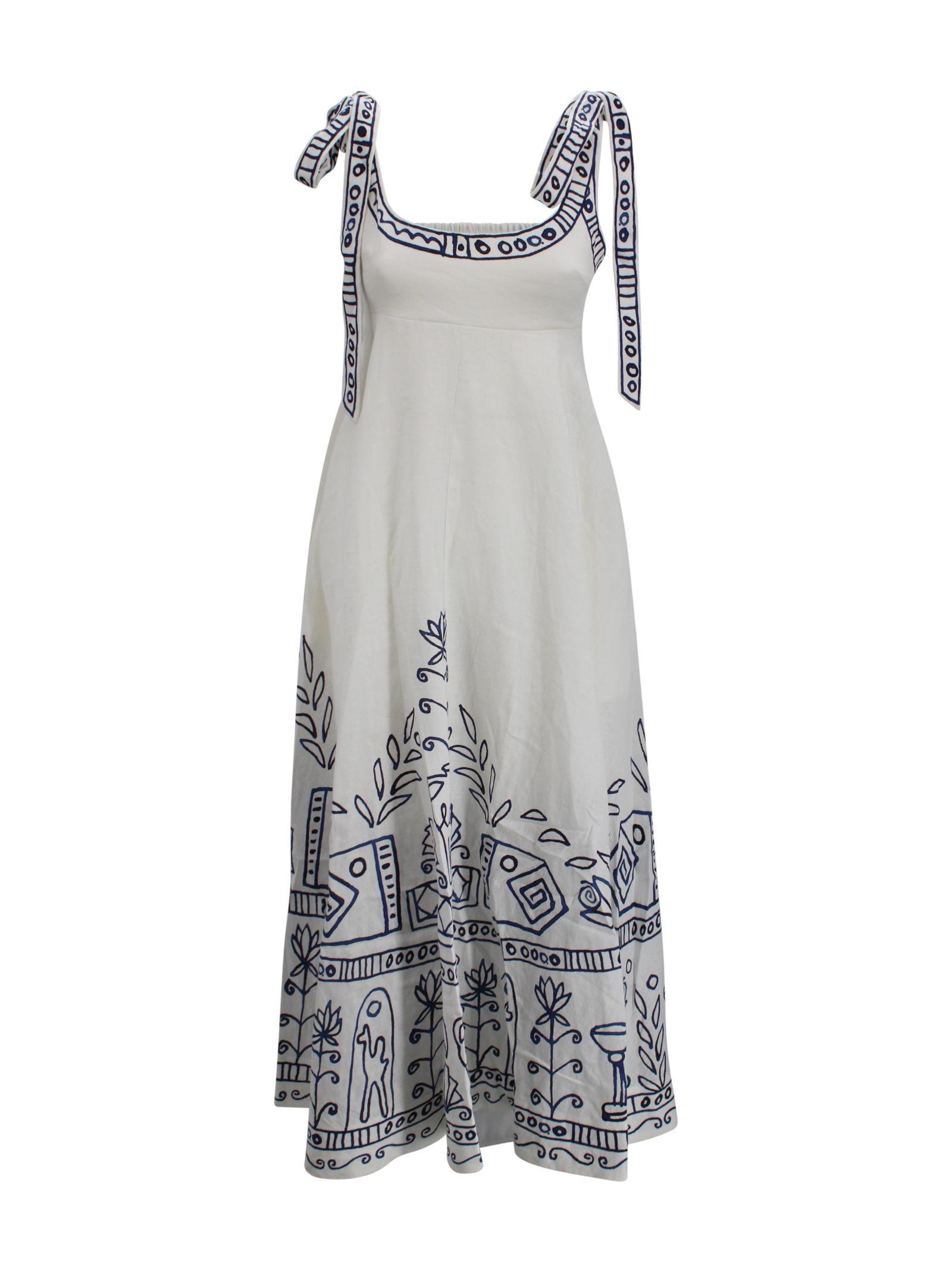 Abito midi Leela con stampa grafica Alemais 6078D 02 