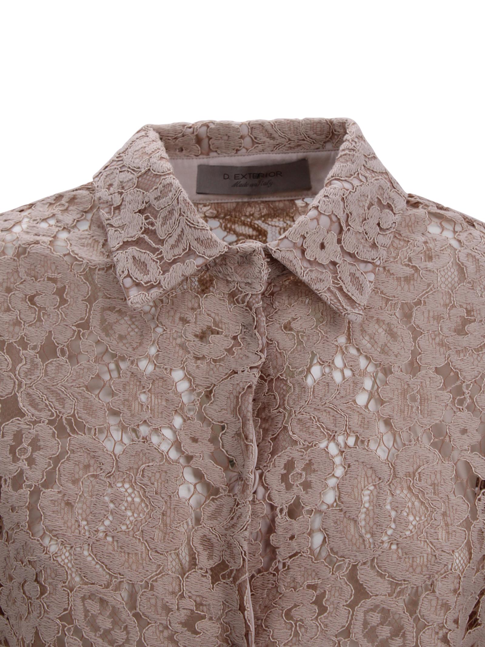 Camicia in pizzo con colletto classico D. Exterior 62806 05 