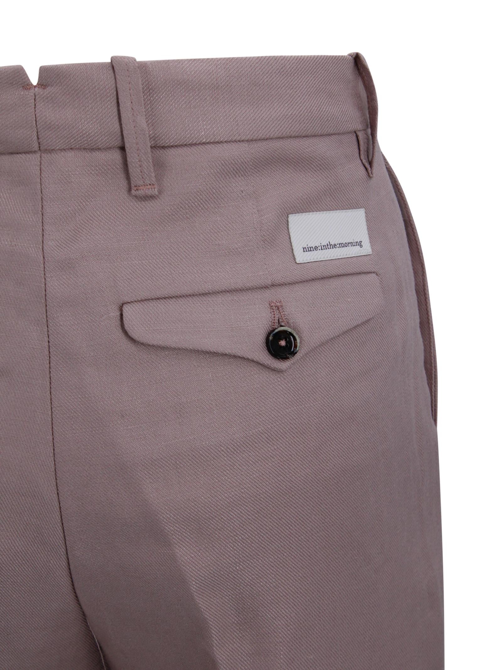 Pantaloni con dettaglio logo Nine in the morning NAL09  