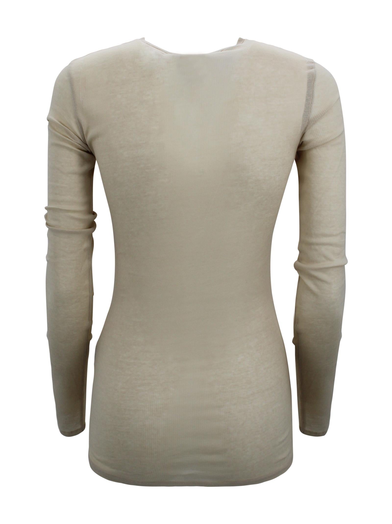 T-shirt a maniche lunghe Isabella di Soeur SOEUR TSH0609ISABELLA ECR0126S 