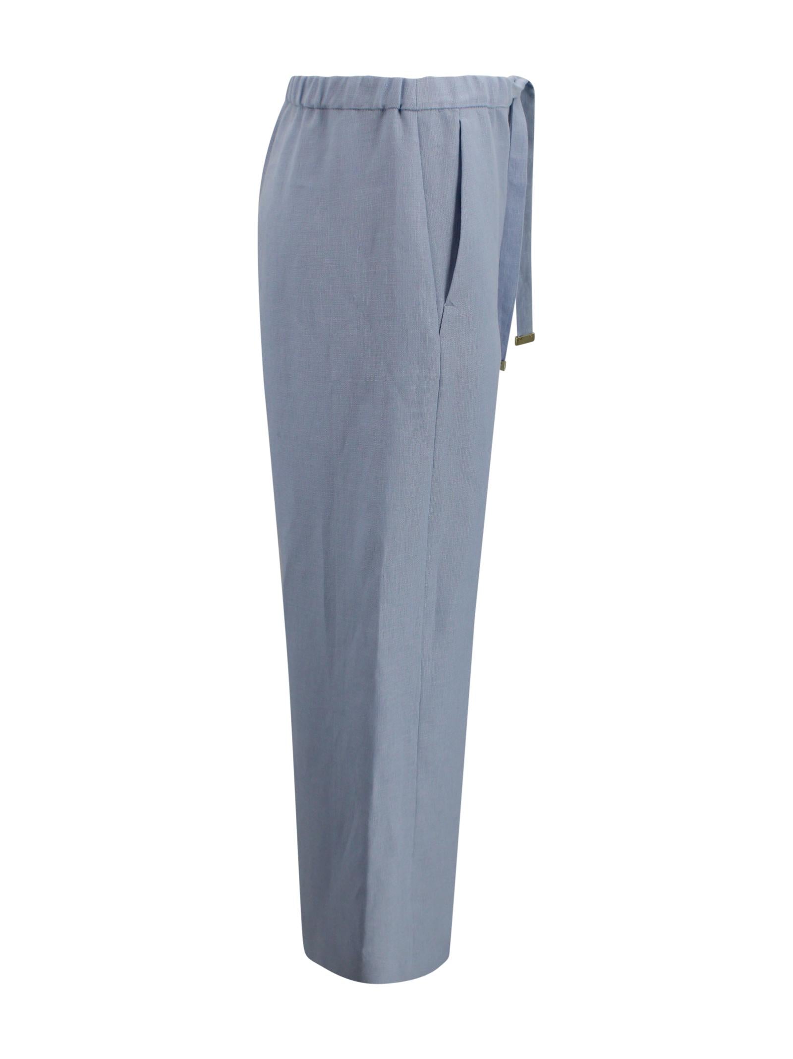 Pantalone straight leg con coulisse S MAXMARA 2 2619131013600 005 