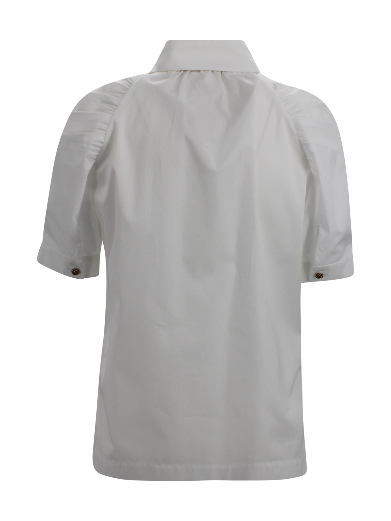 Camicia in popeline di cotone Max Mara Studio 2616111032600 001 