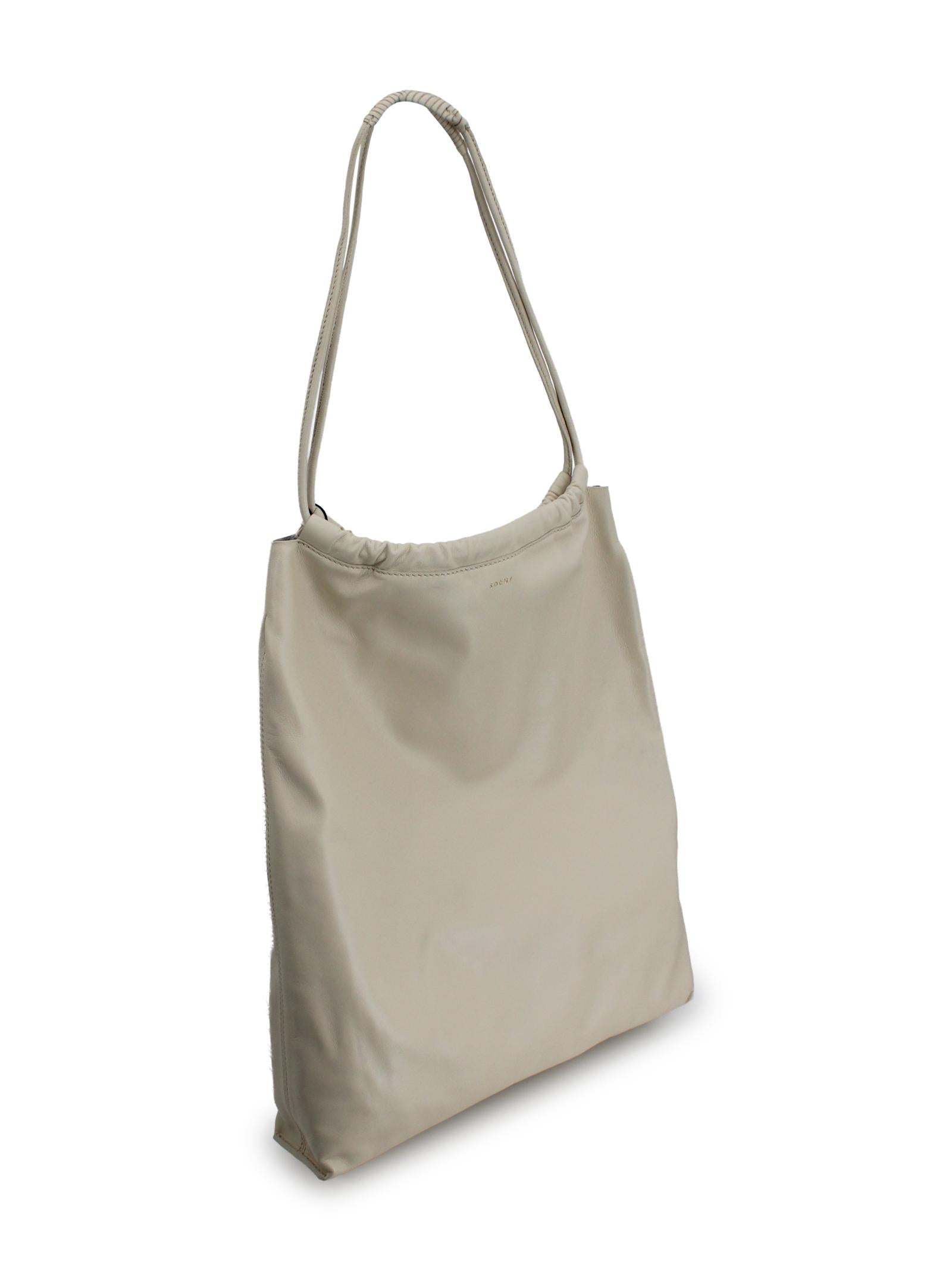 Borsa tote Sia con arricciature SOEUR SEM0841SIA ECR1526S 