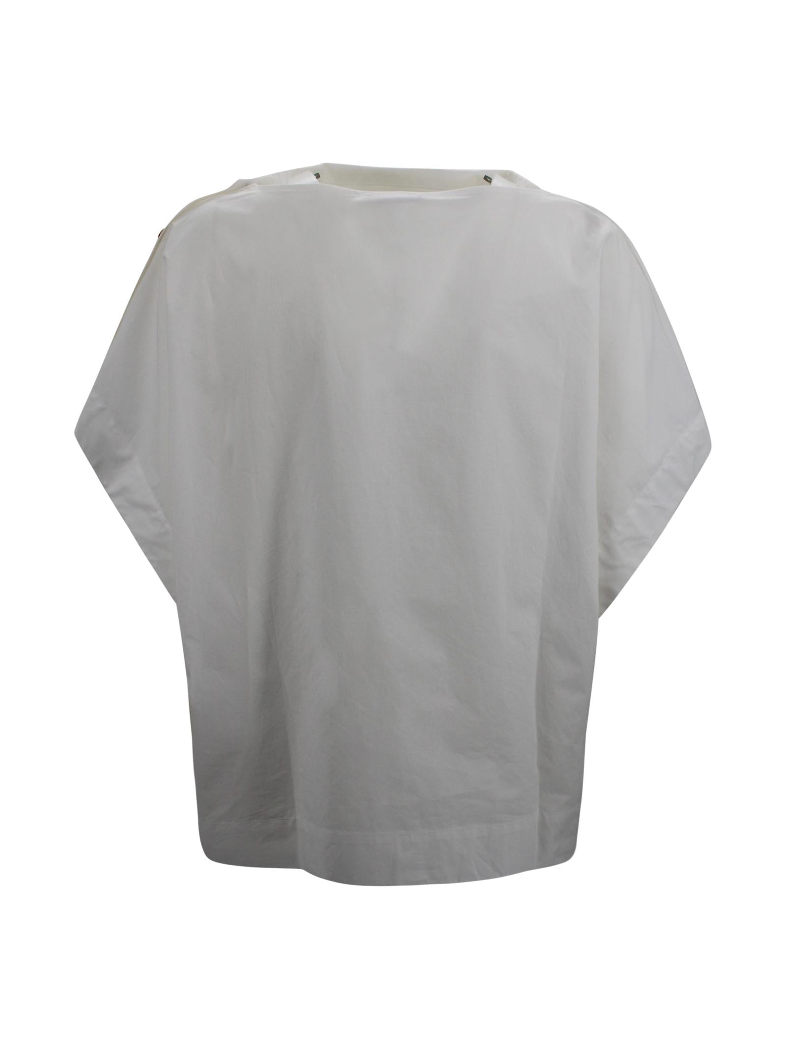Blusa Issa a maniche corte con bottoni SOEUR CHE0678ISSA BLA1226S 